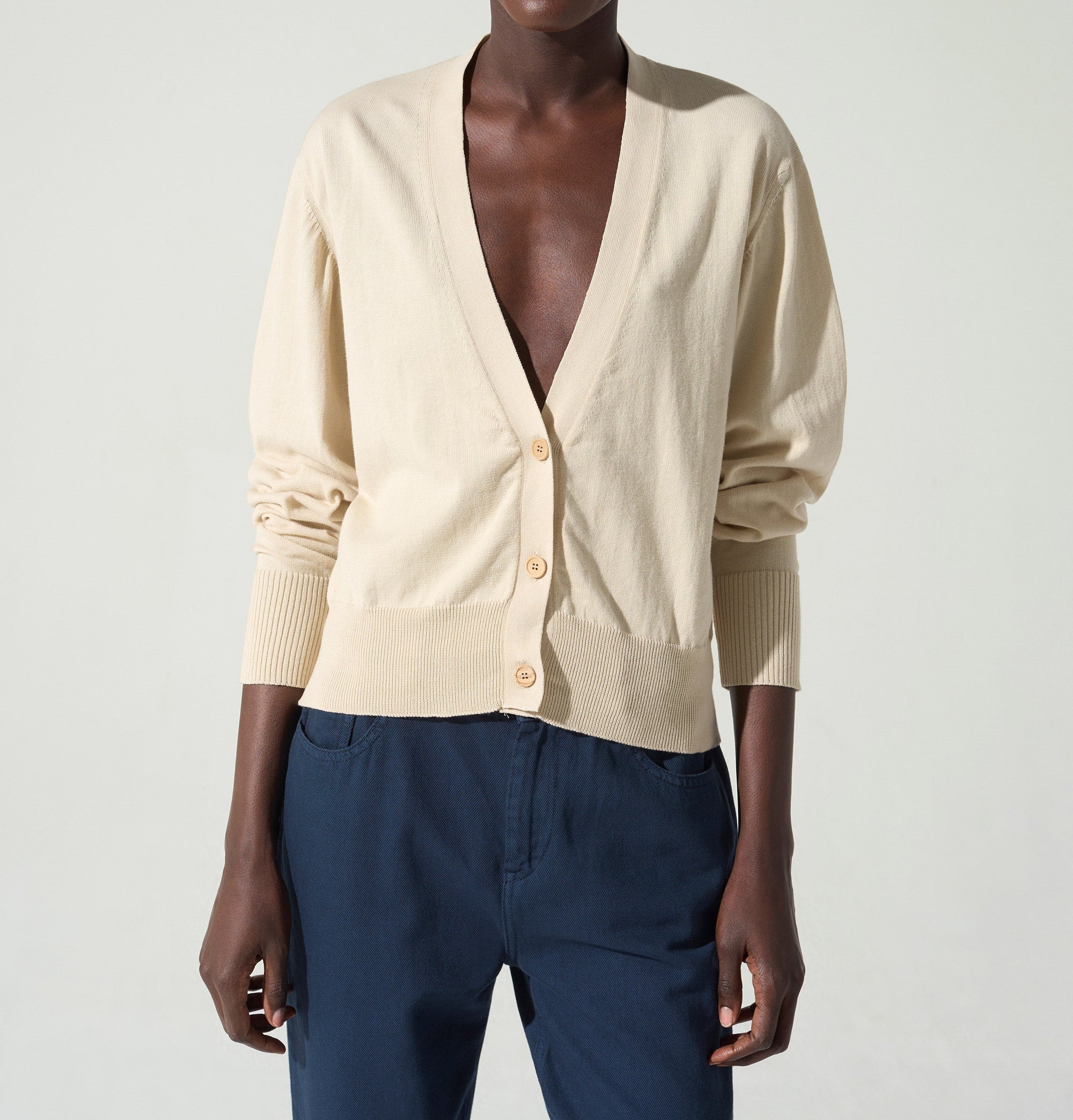 Gilet manches longues acoté