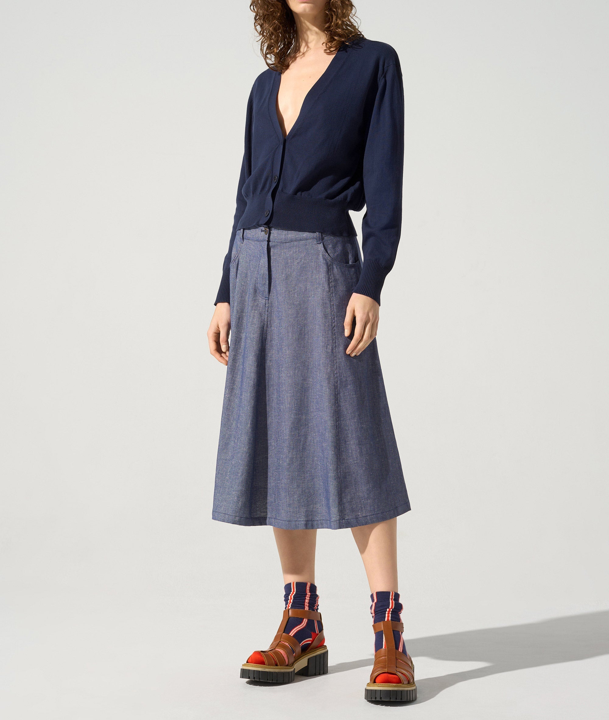 Gilet manches longues acoté