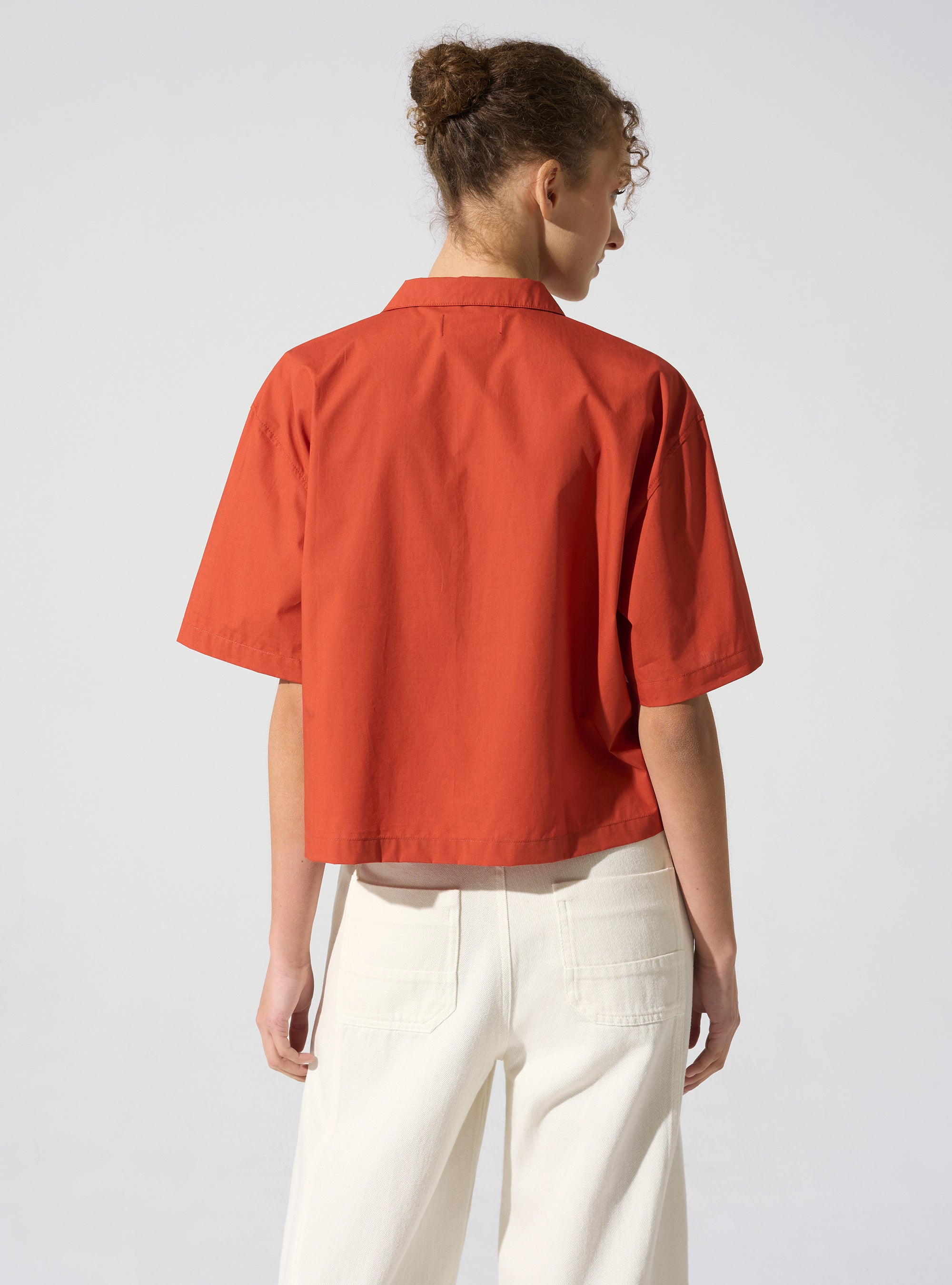 Chemise manches courtes acoté