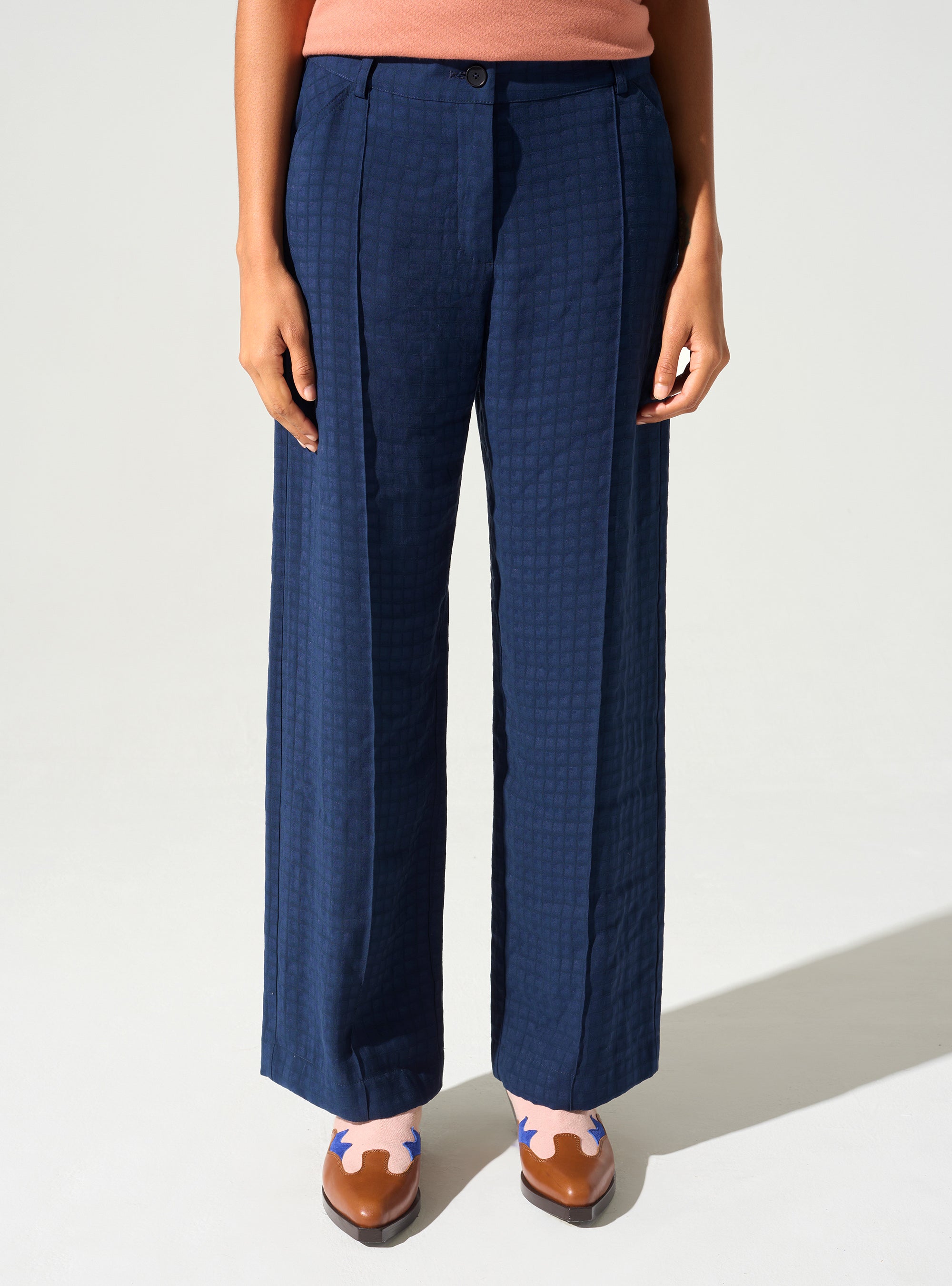 Pantalon droit et souple