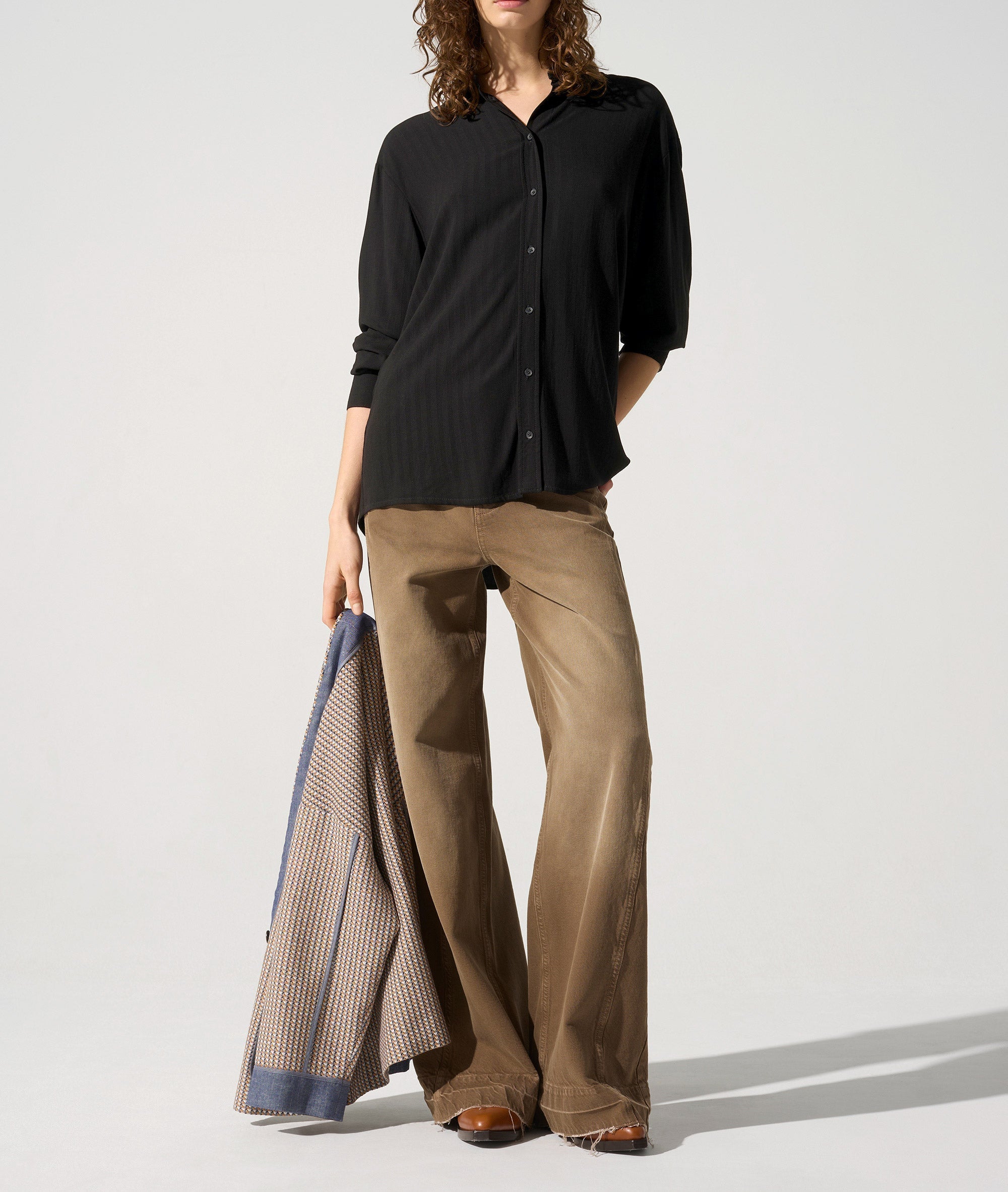 Chemise large acoté