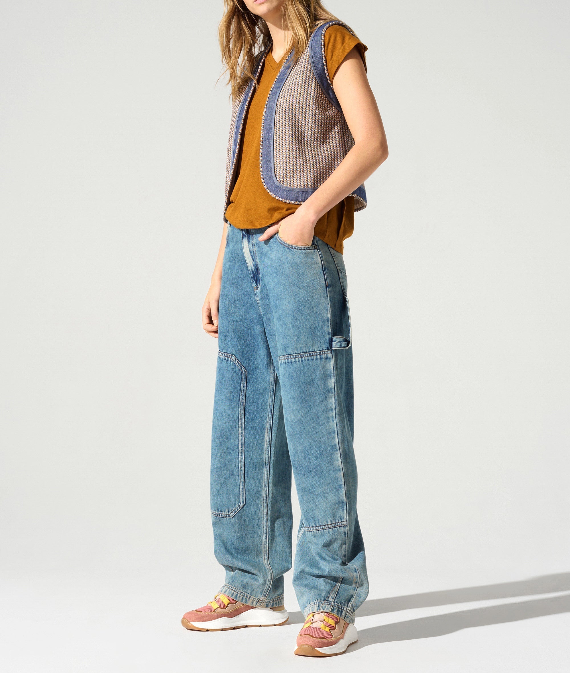 Gilet sans manches acoté