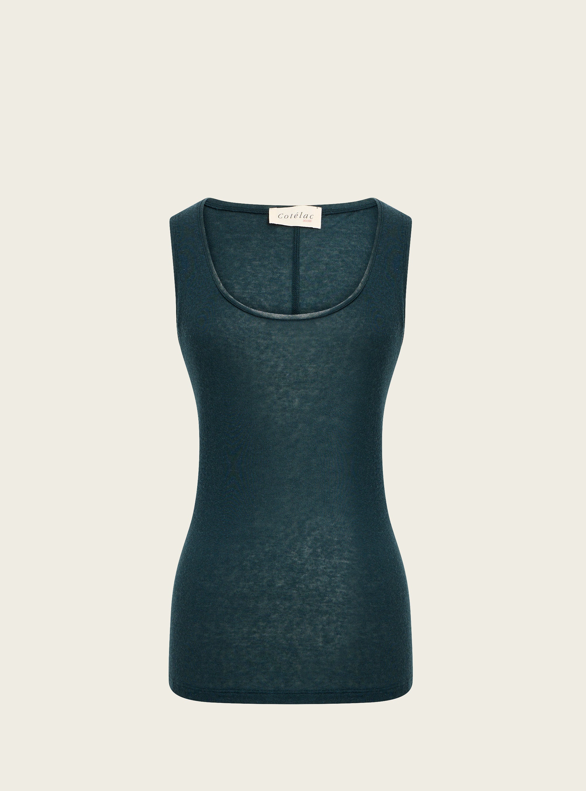 Débardeur en jersey de lyocell acoté