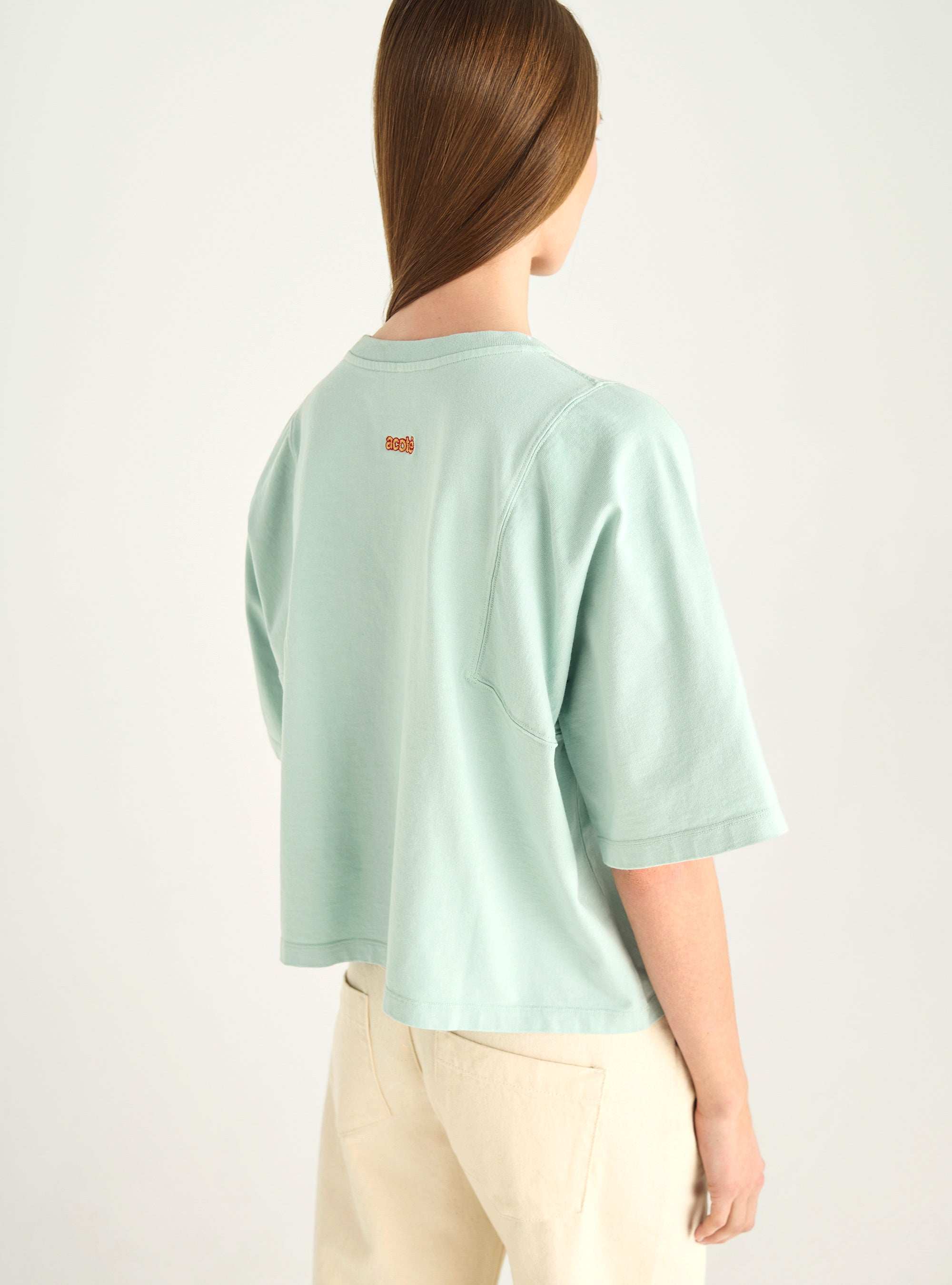 T-shirt boxy en coton bio
