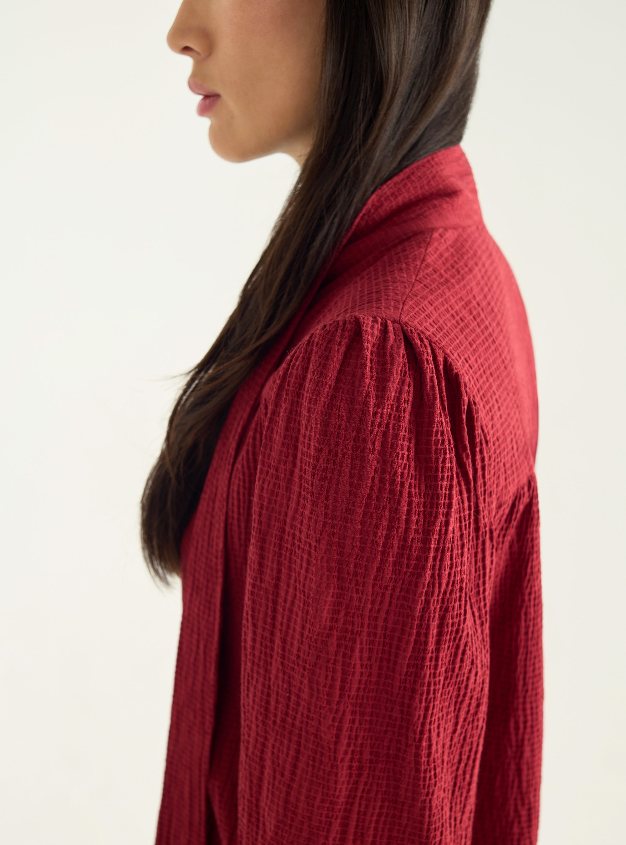 Chemise lavallière ample