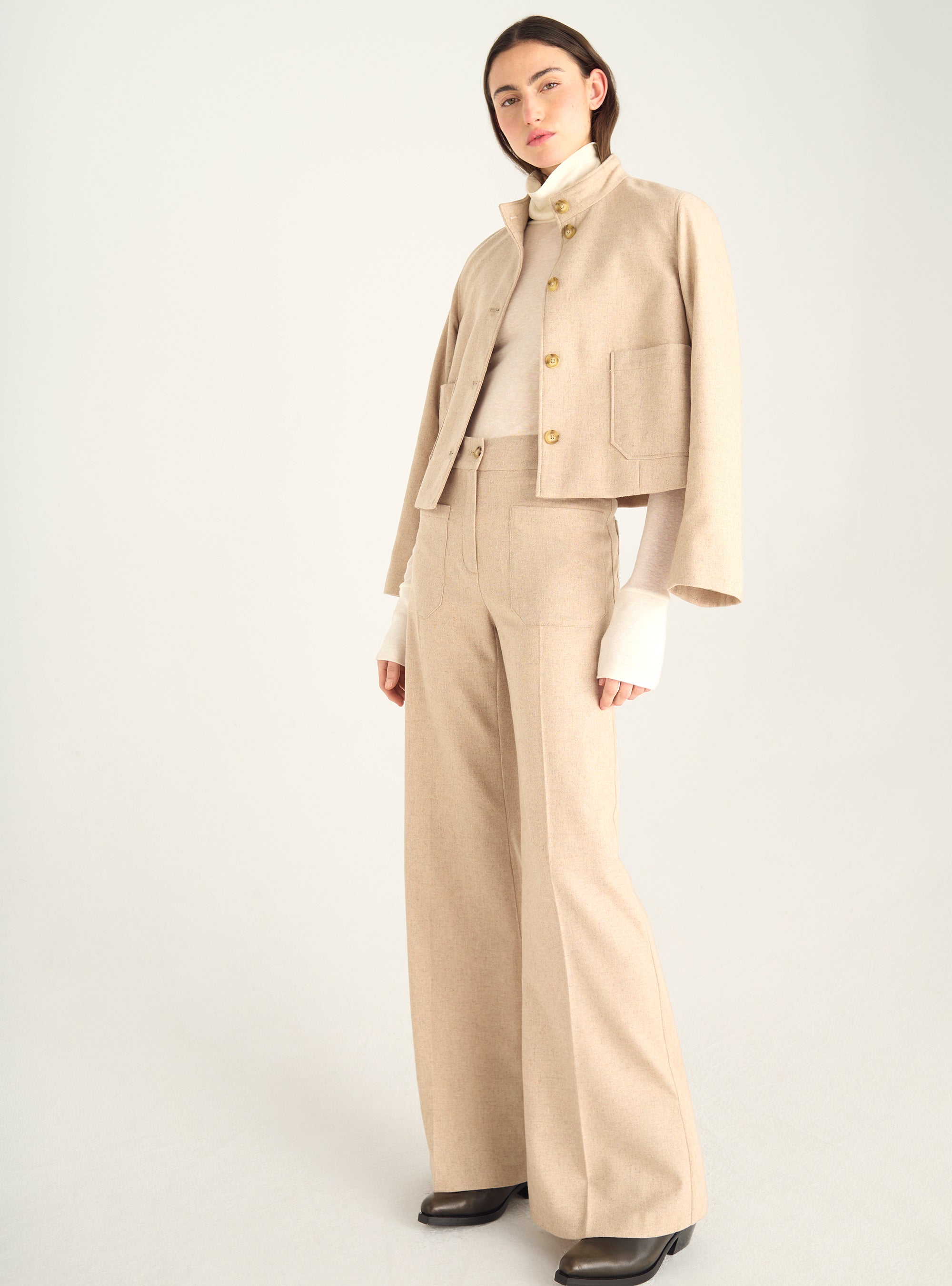 Pantalon taille haute 70&