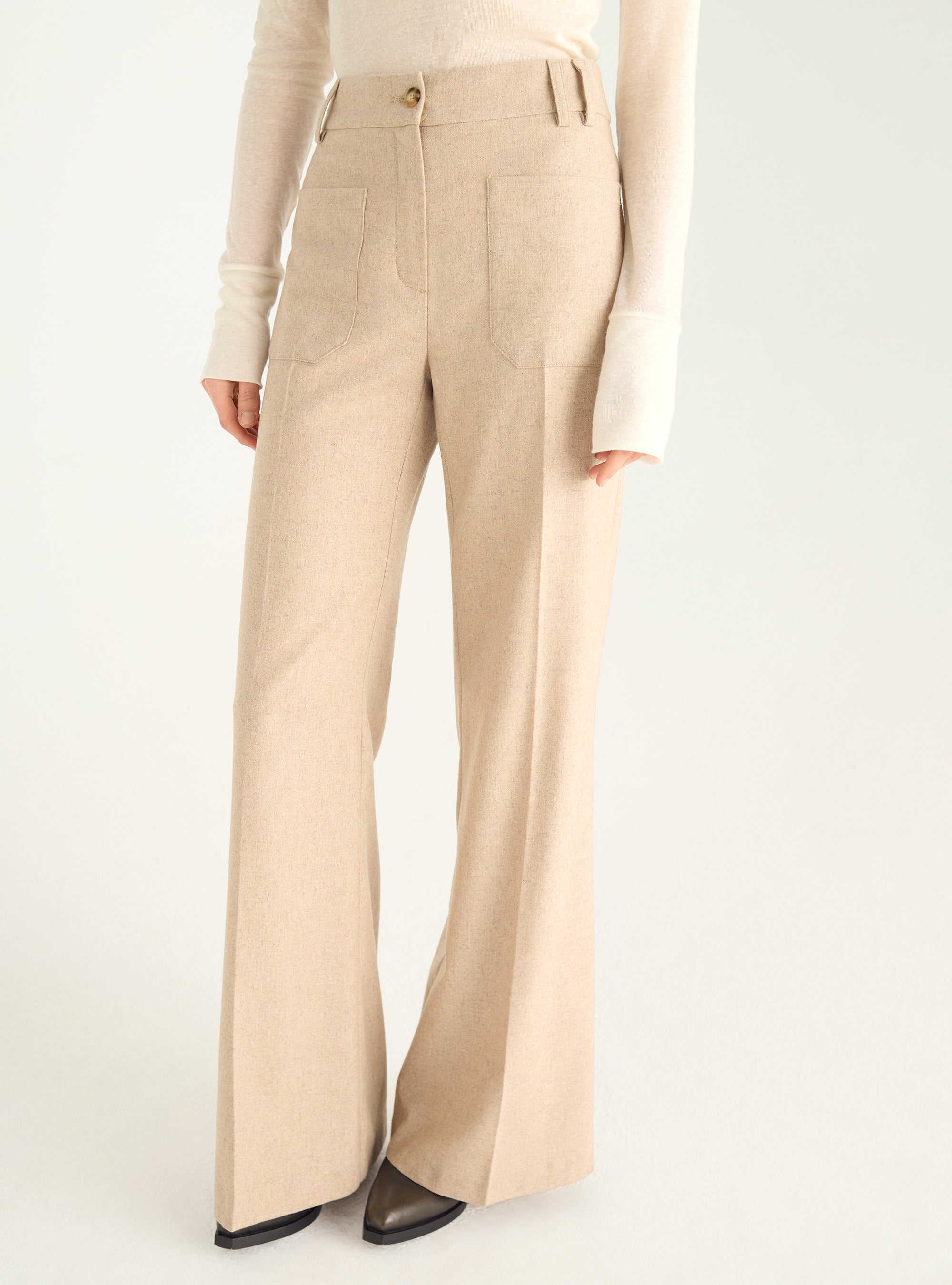 Pantalon taille haute 70&