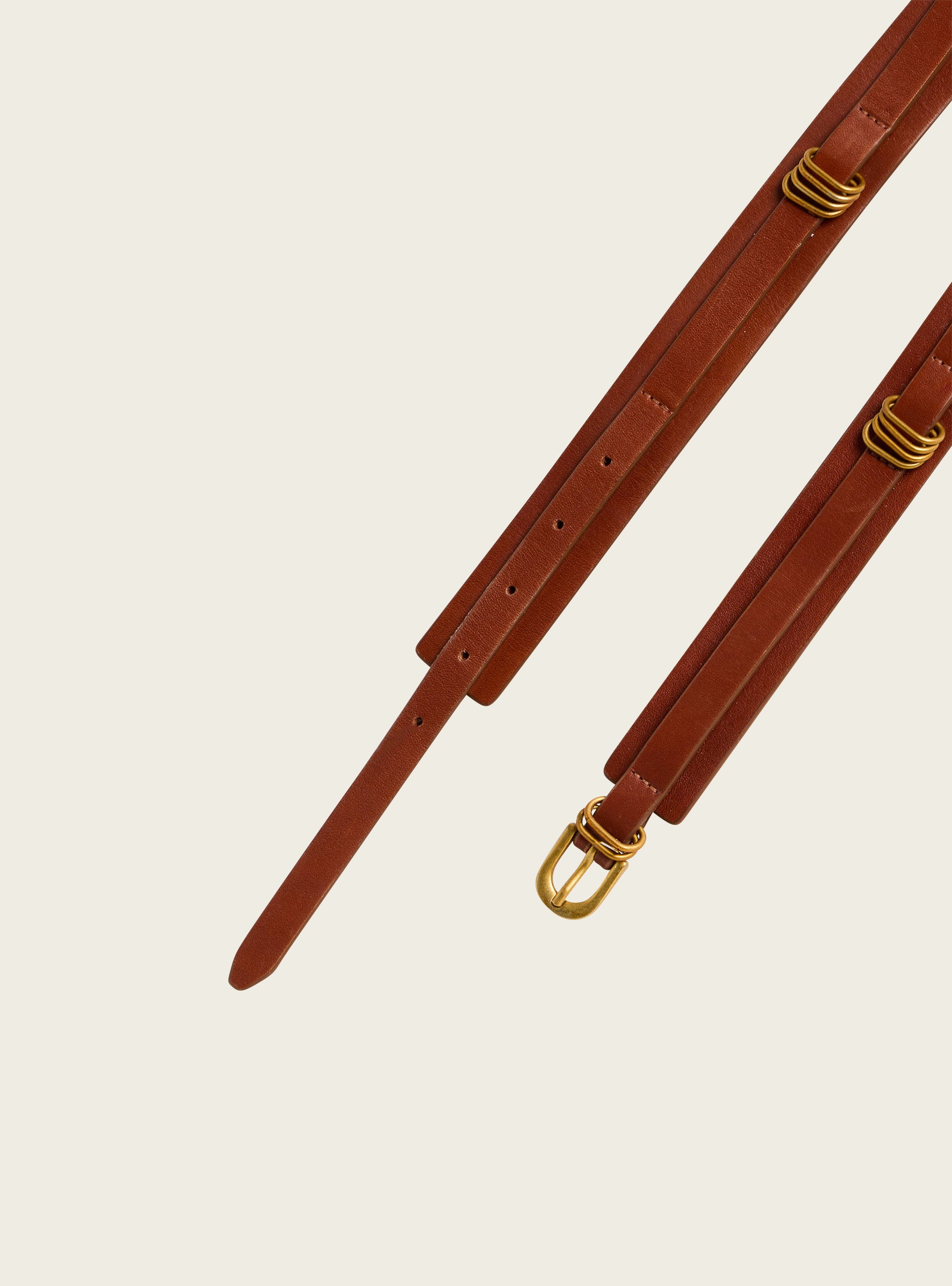 Ceinture “Stray Cats” en cuir