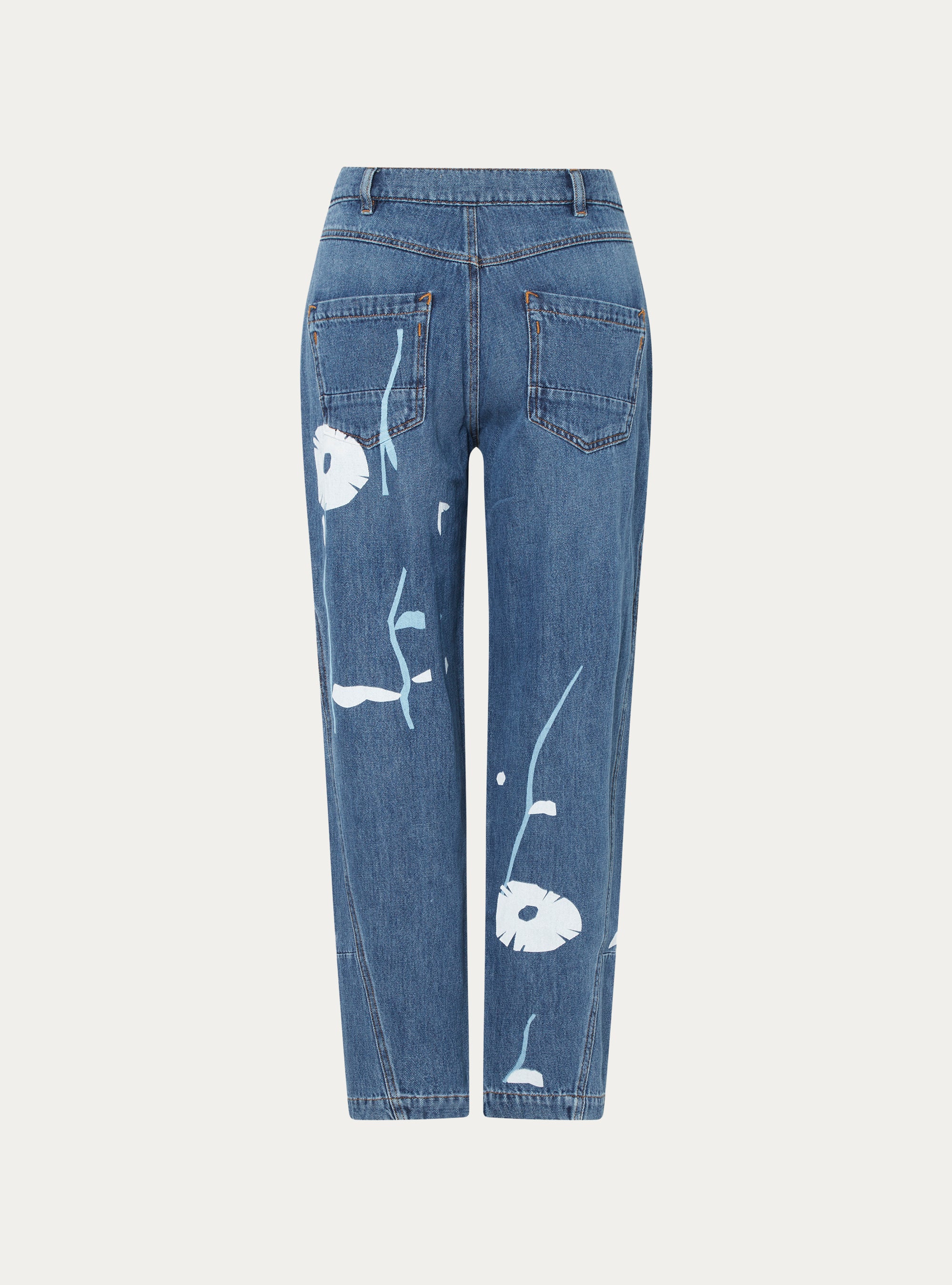 Jean mom taille haute
