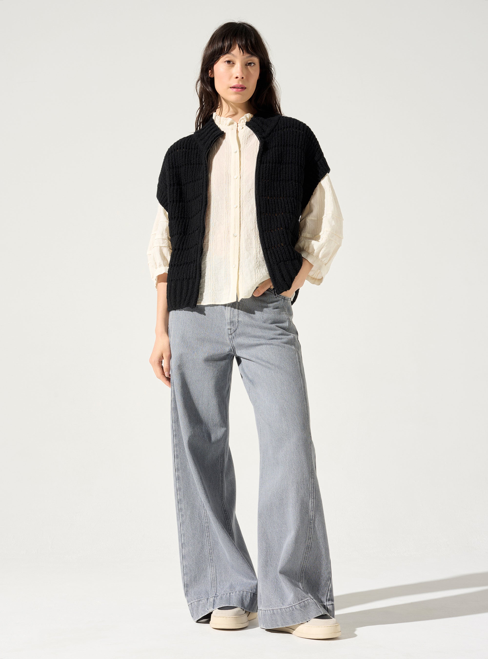 Cardigan Sans Manche