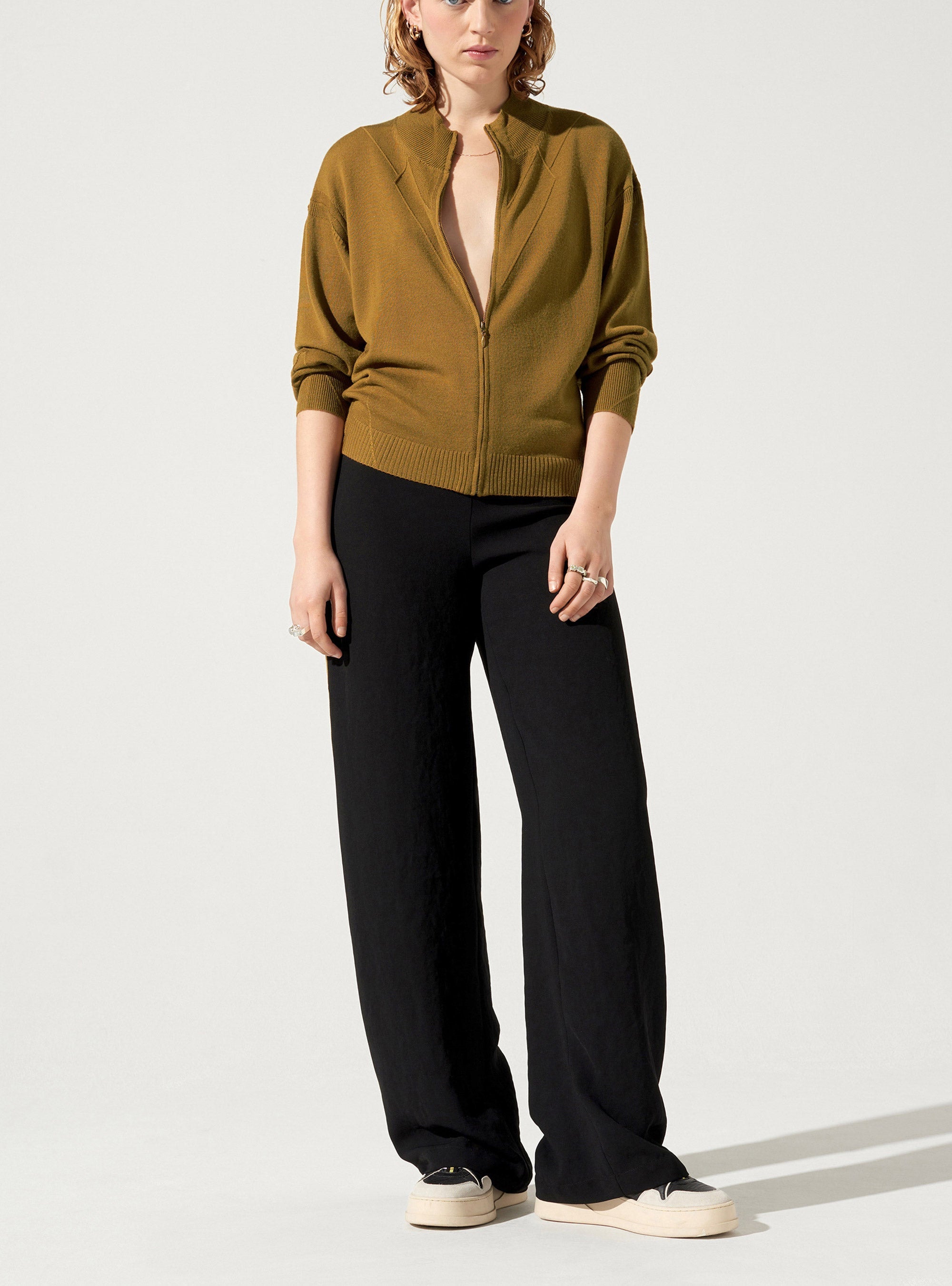 Cardigan Zippé
