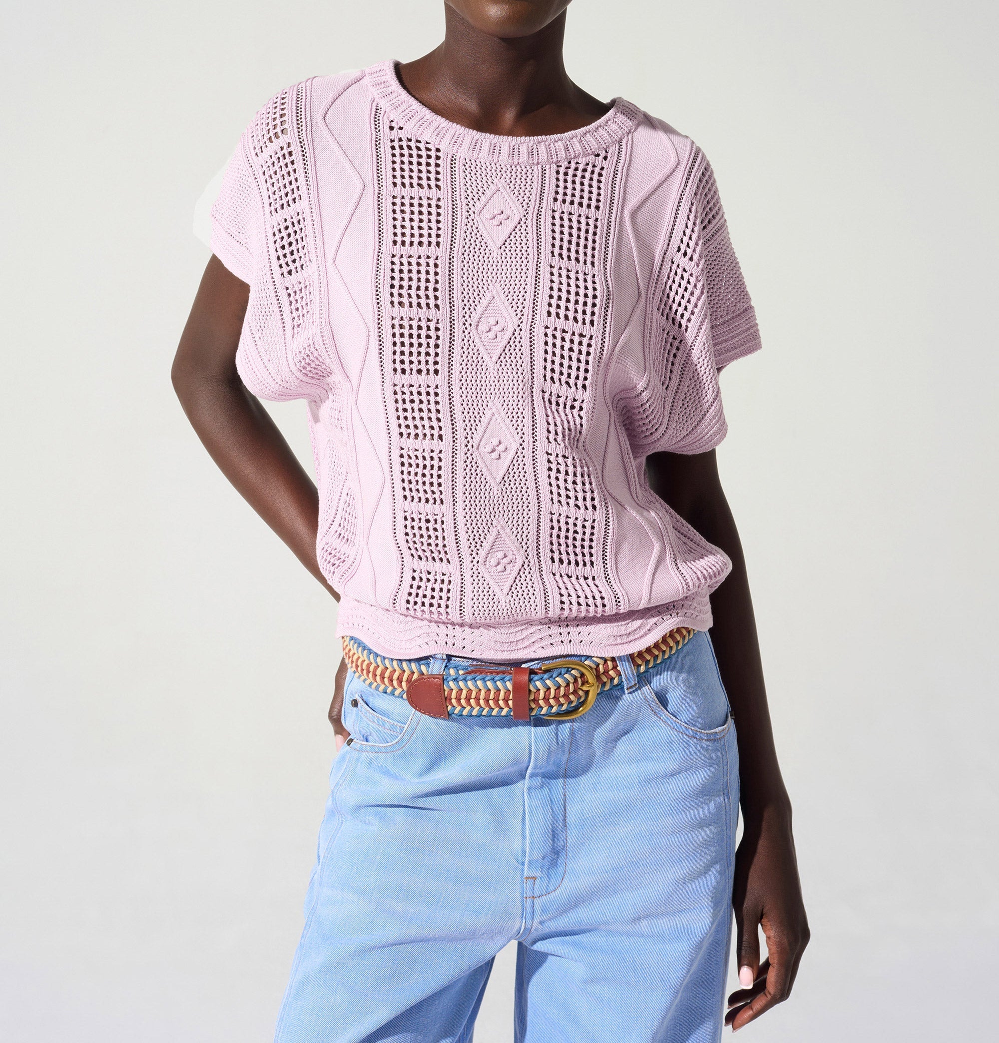 Pull manches courtes Cotélac