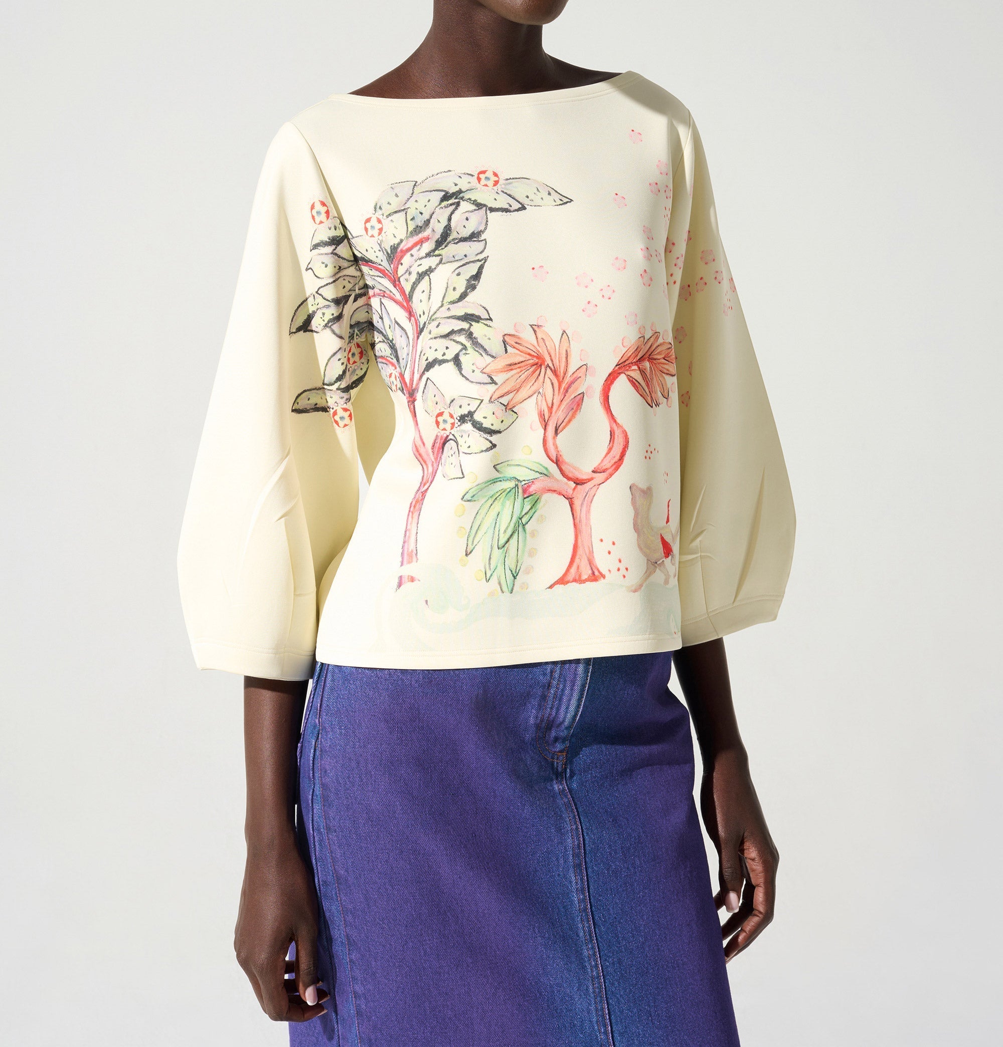 Sweat manches bouffantes Cotélac