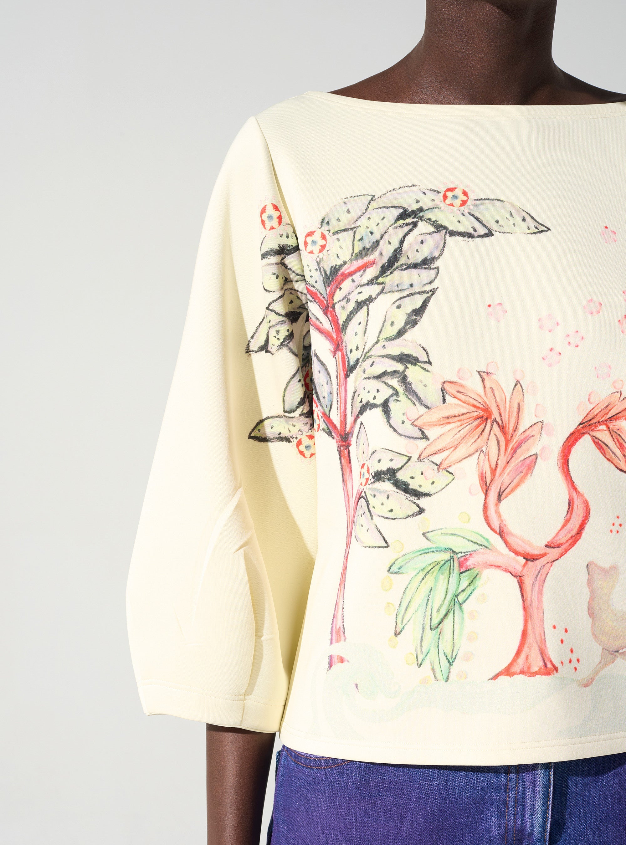 Sweat manches bouffantes