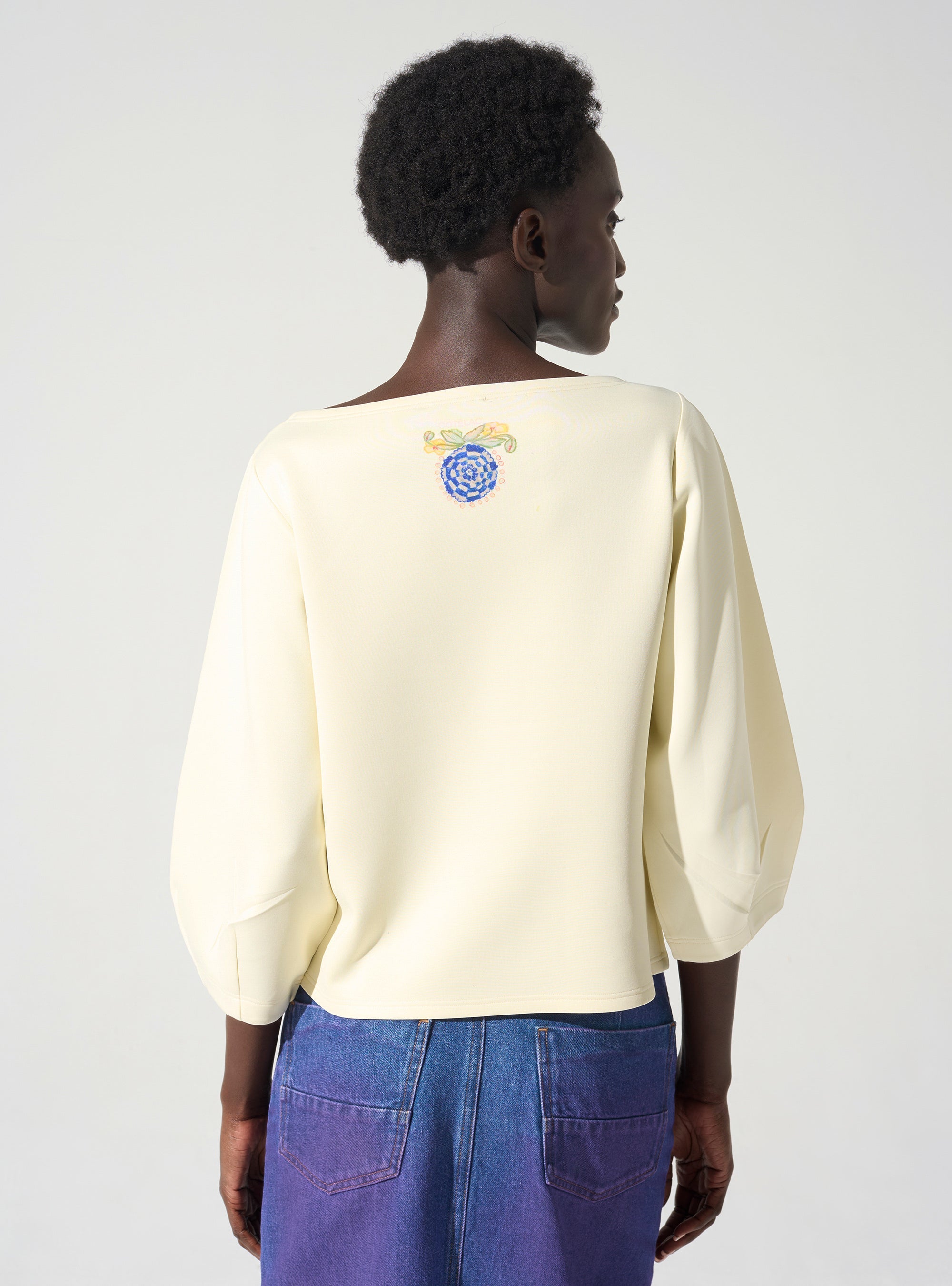 Sweat manches bouffantes