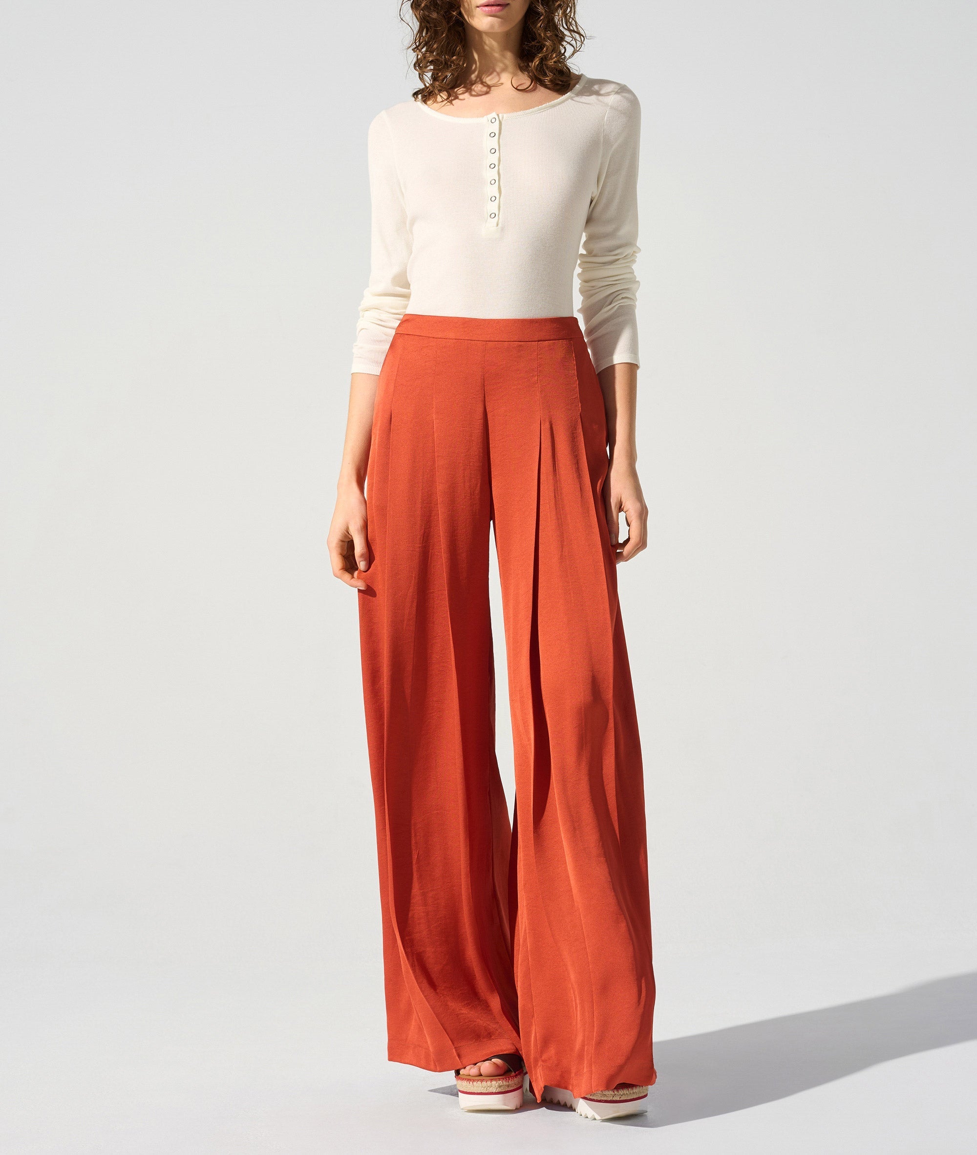 Pantalon large fluide Cotélac