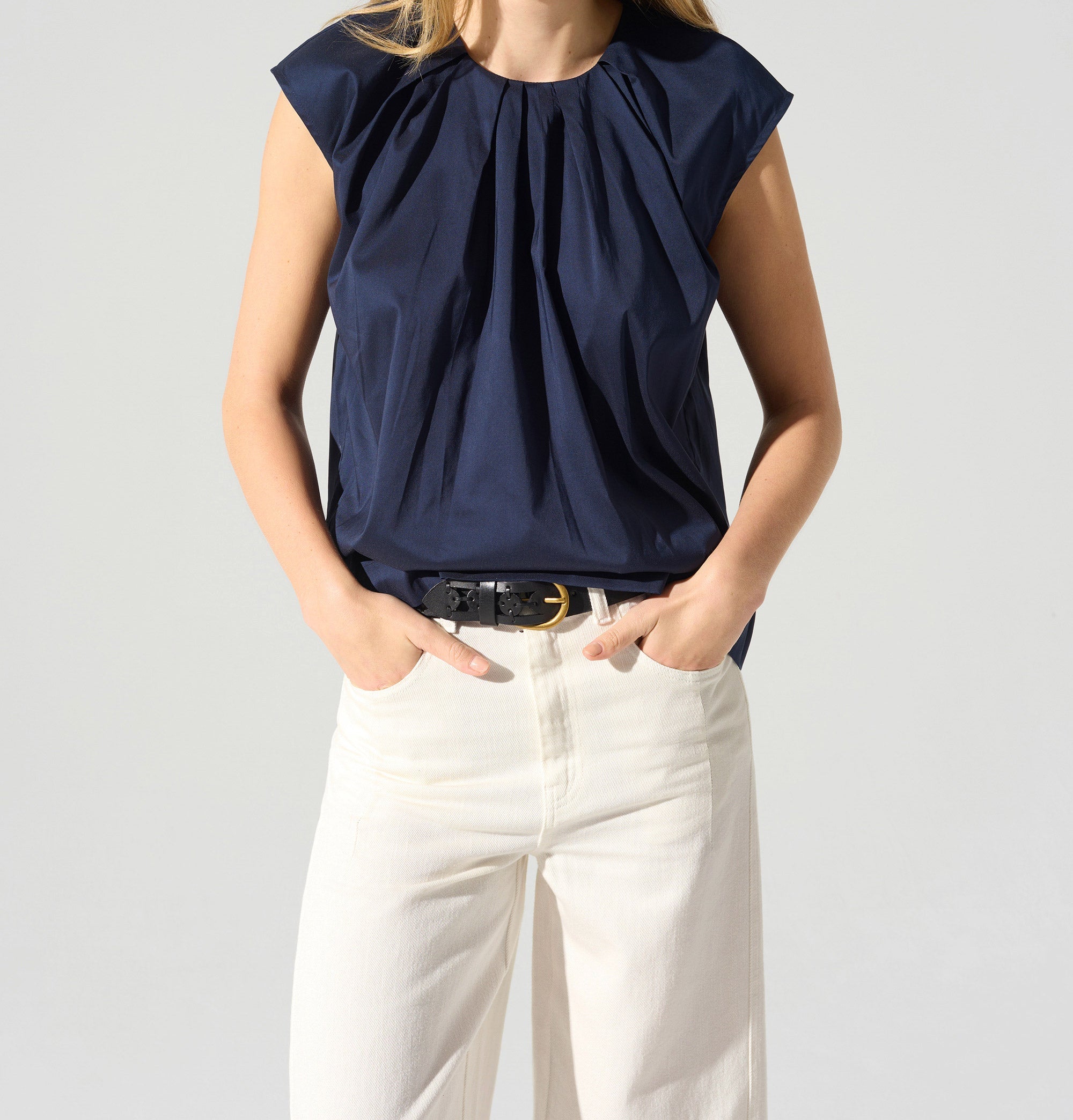 Débardeur encolure ronde Cotélac