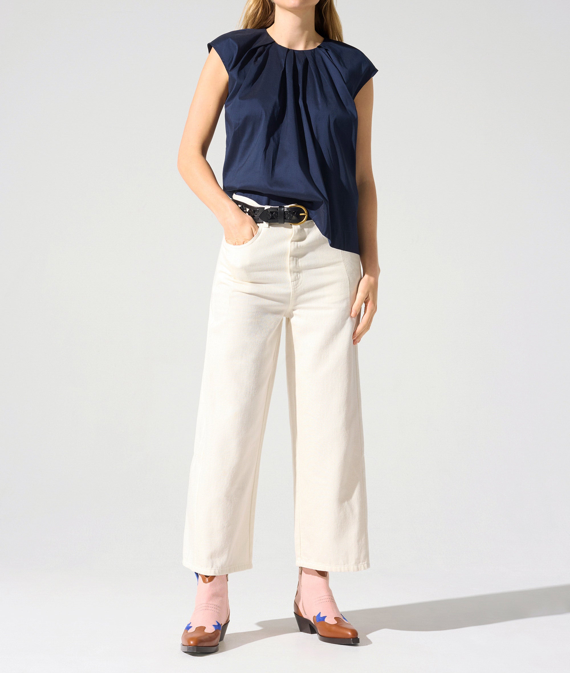 Débardeur encolure ronde Cotélac