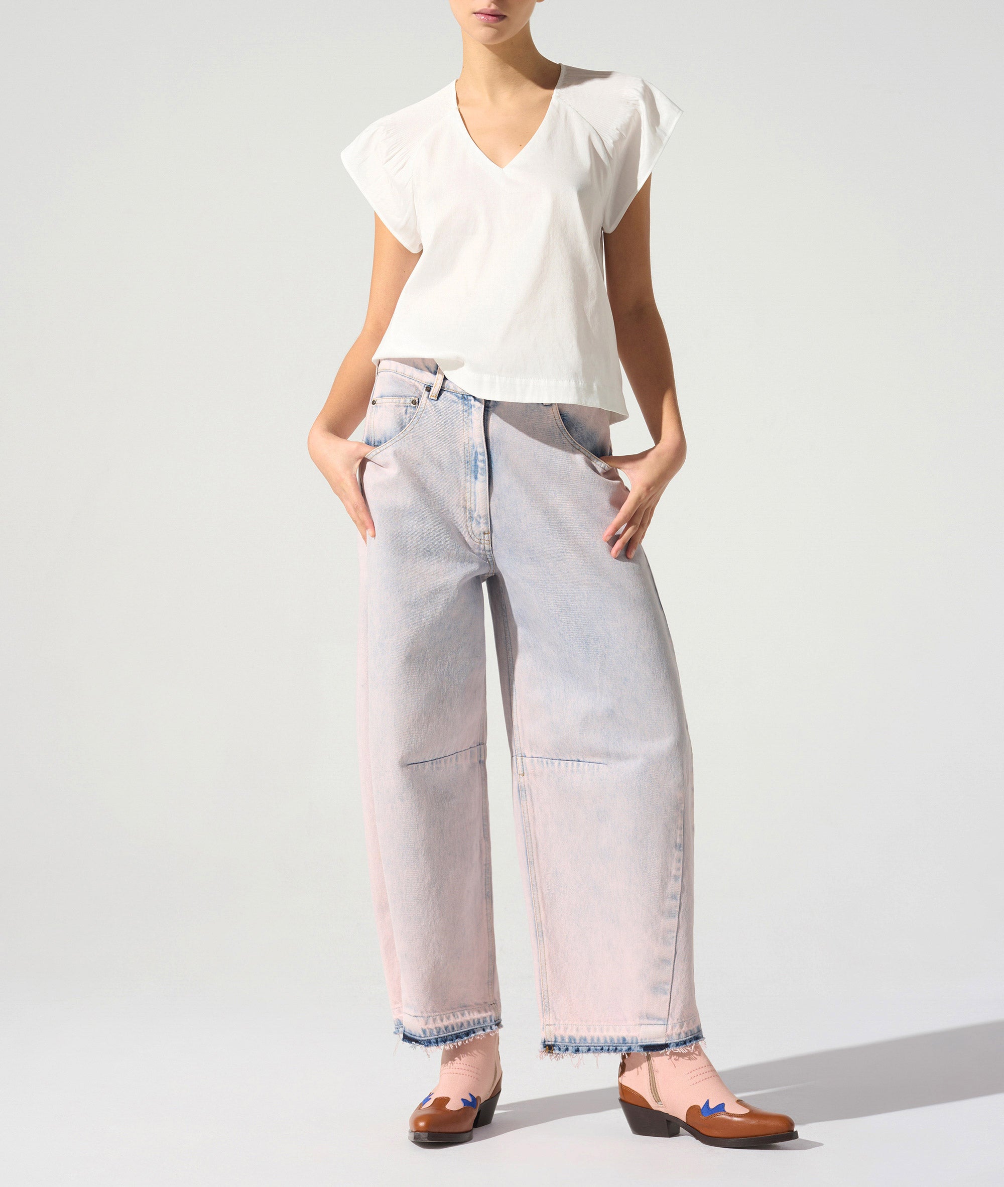 Blouse plissée cristal Cotélac