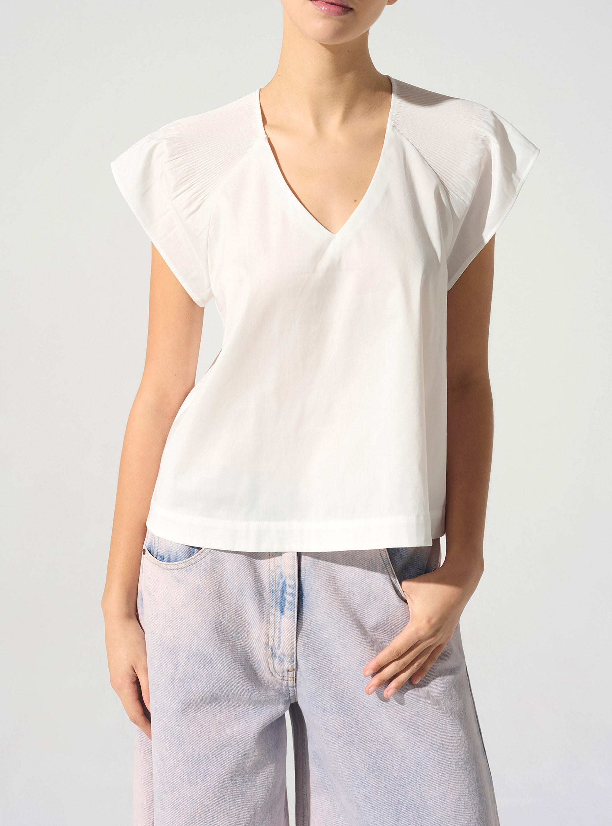 Blouse plissée cristal Cotélac