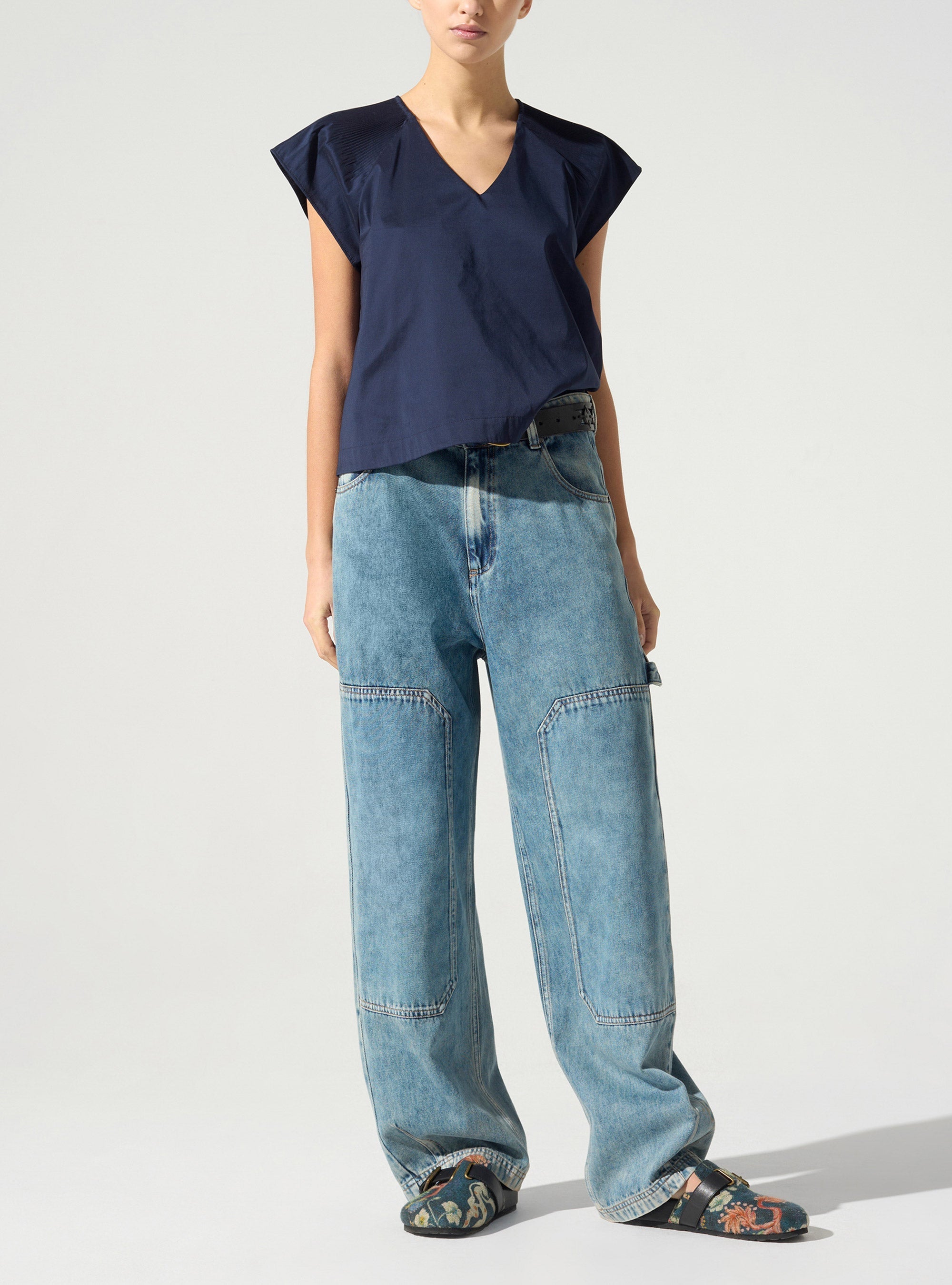 Blouse plissée cristal Cotélac