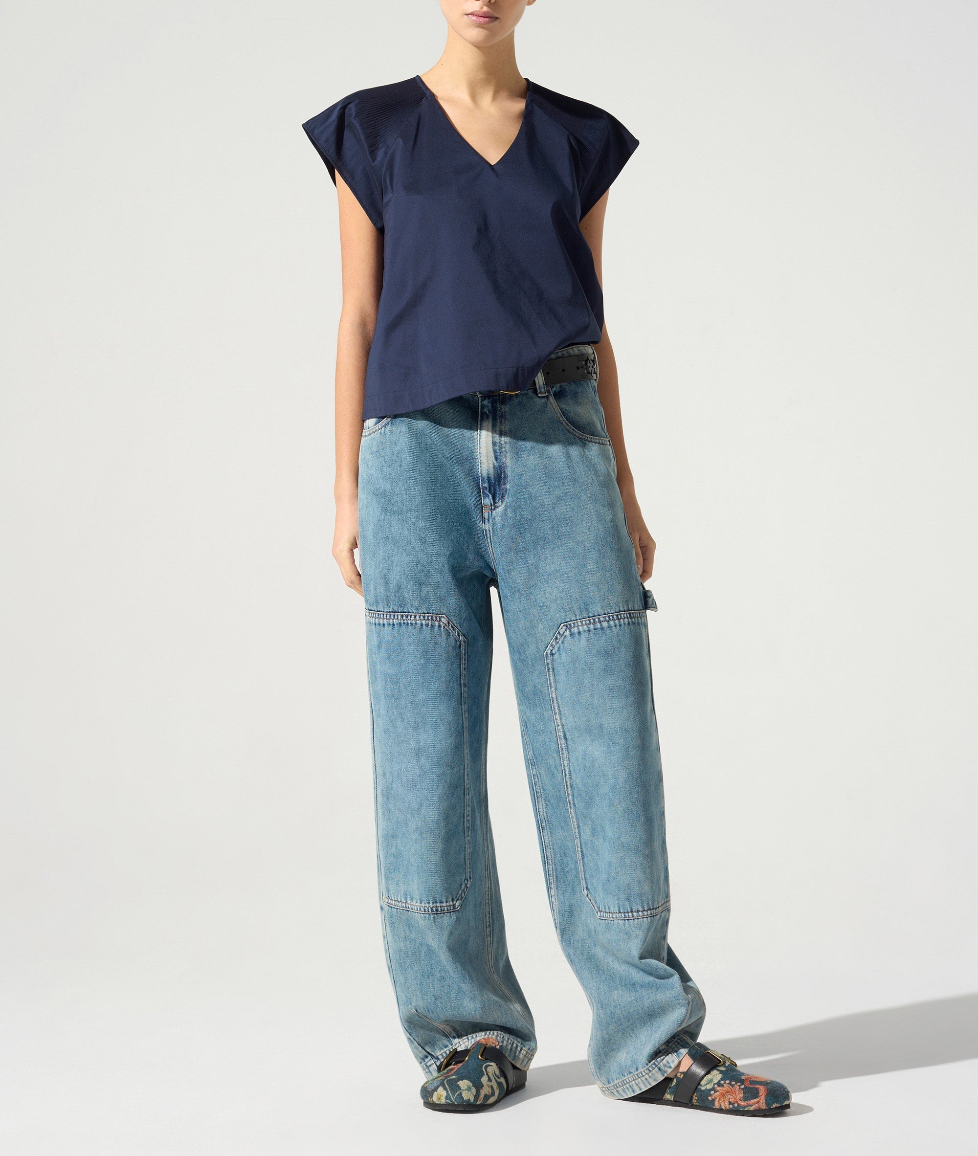 Blouse plissée cristal Cotélac