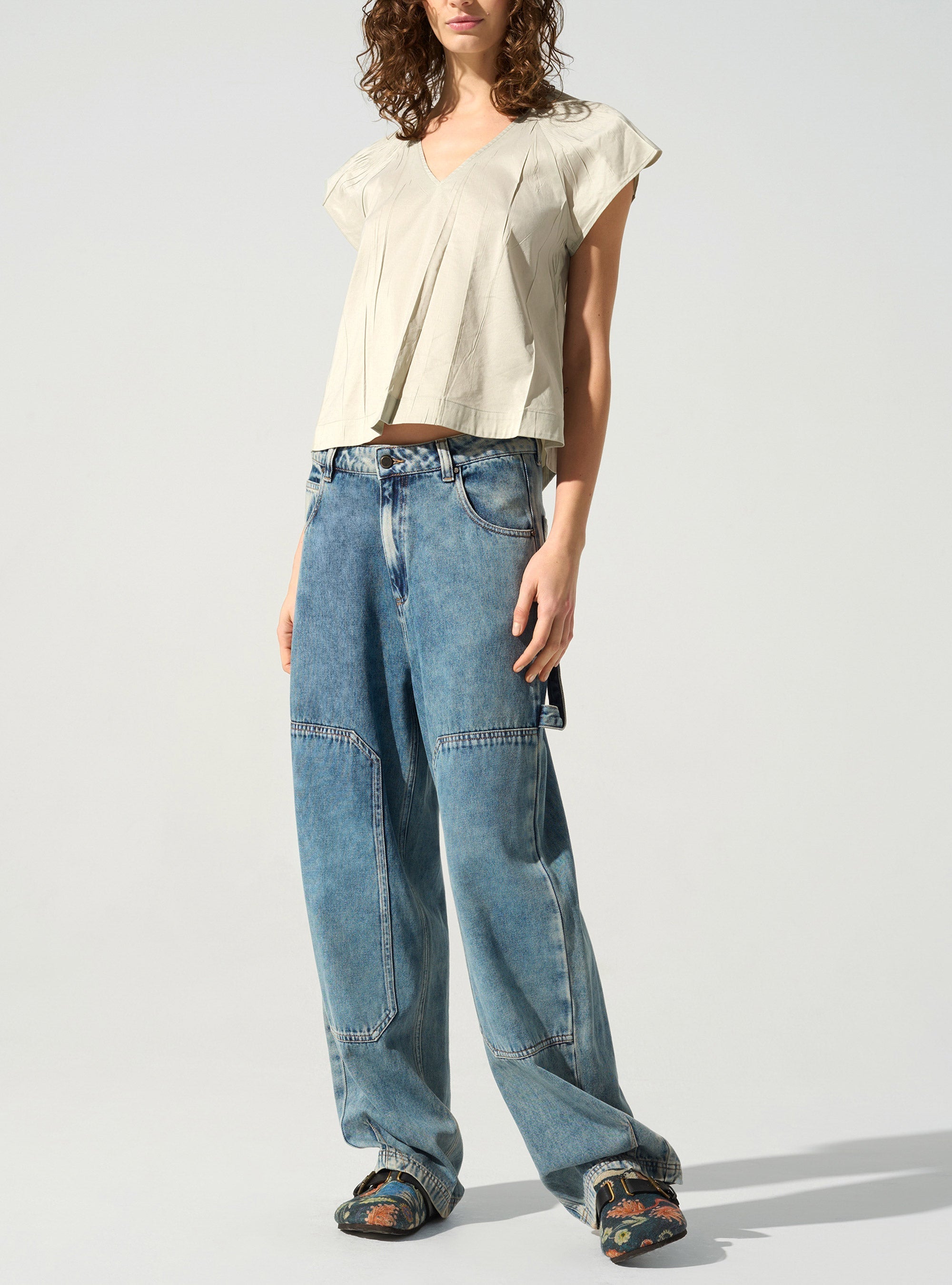 Blouse plissée cristal Cotélac