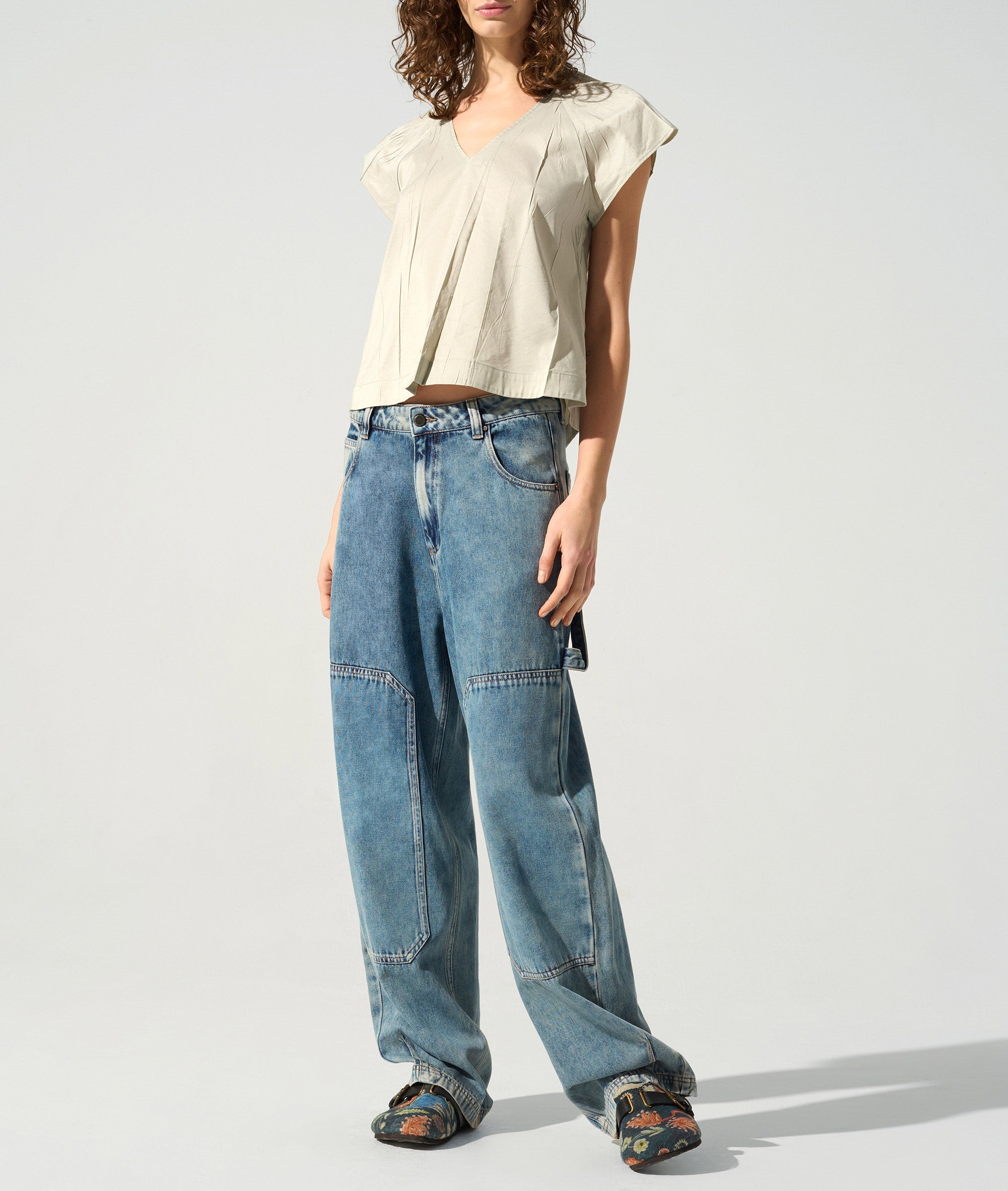 Blouse plissée cristal Cotélac