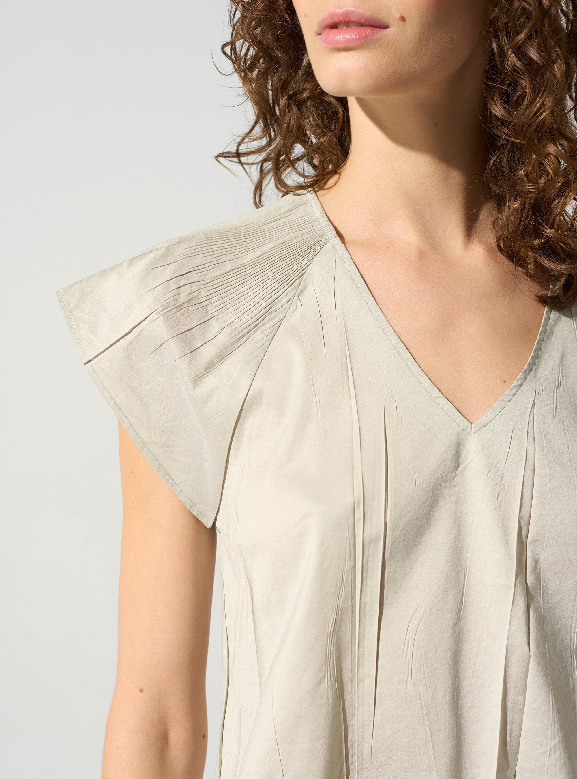 Blouse plissée cristal Cotélac