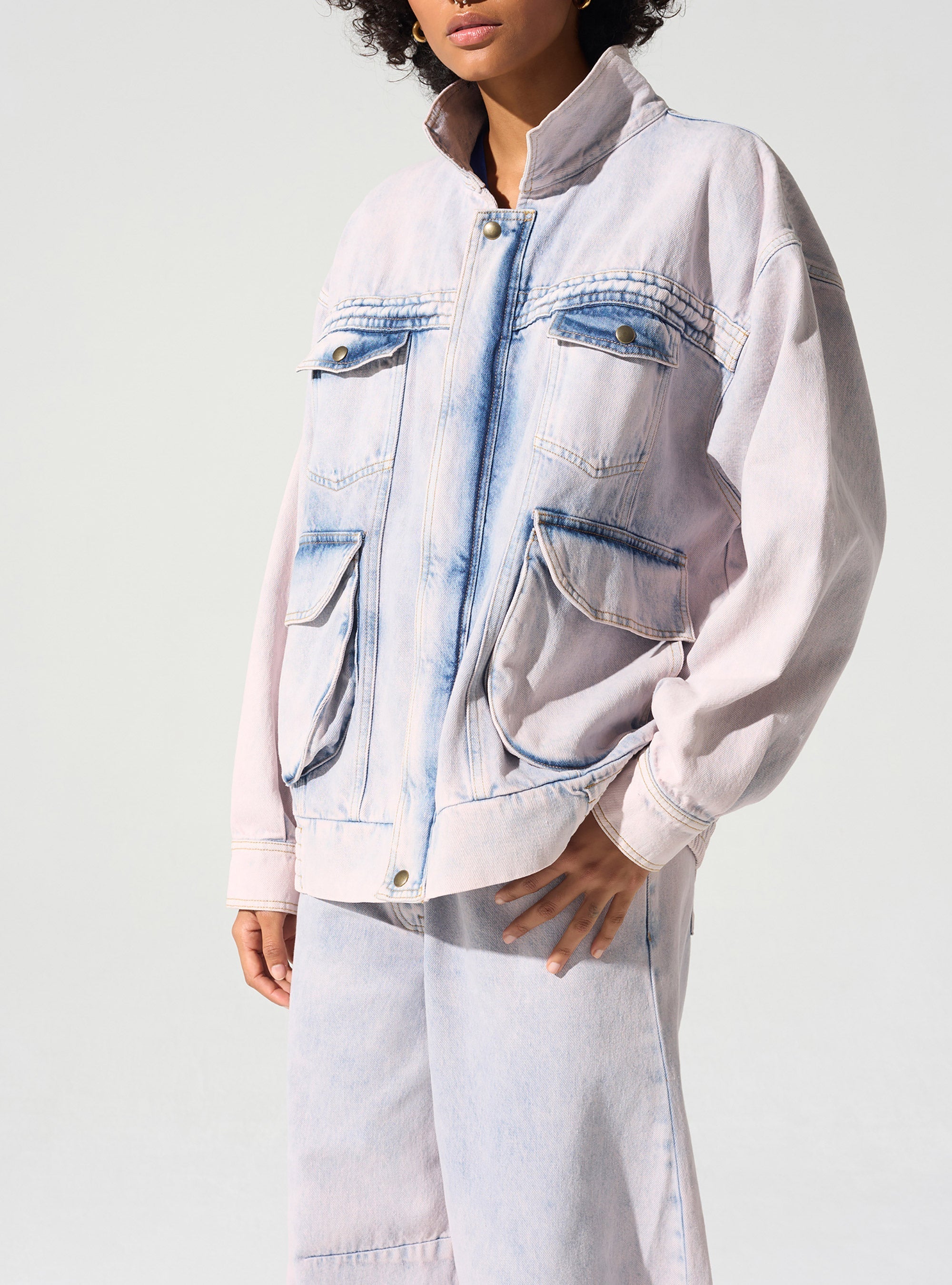 Blouson jean oversive Cotélac