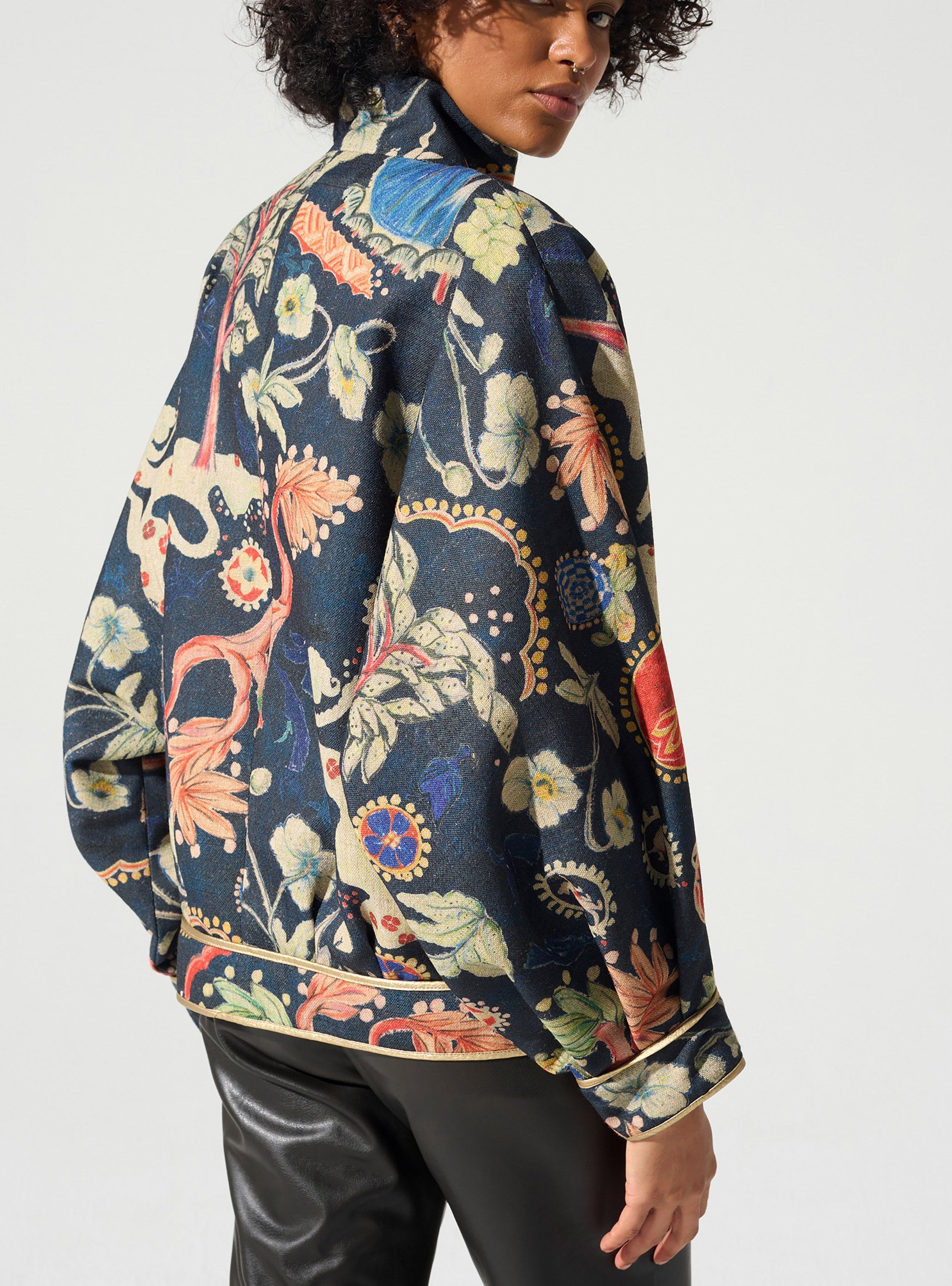 Blouson oversize col montant Cotélac