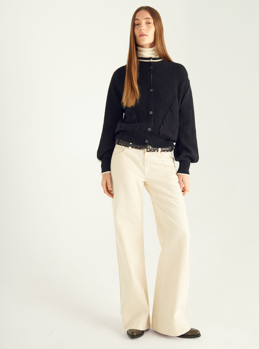 Bomber-style cardigan