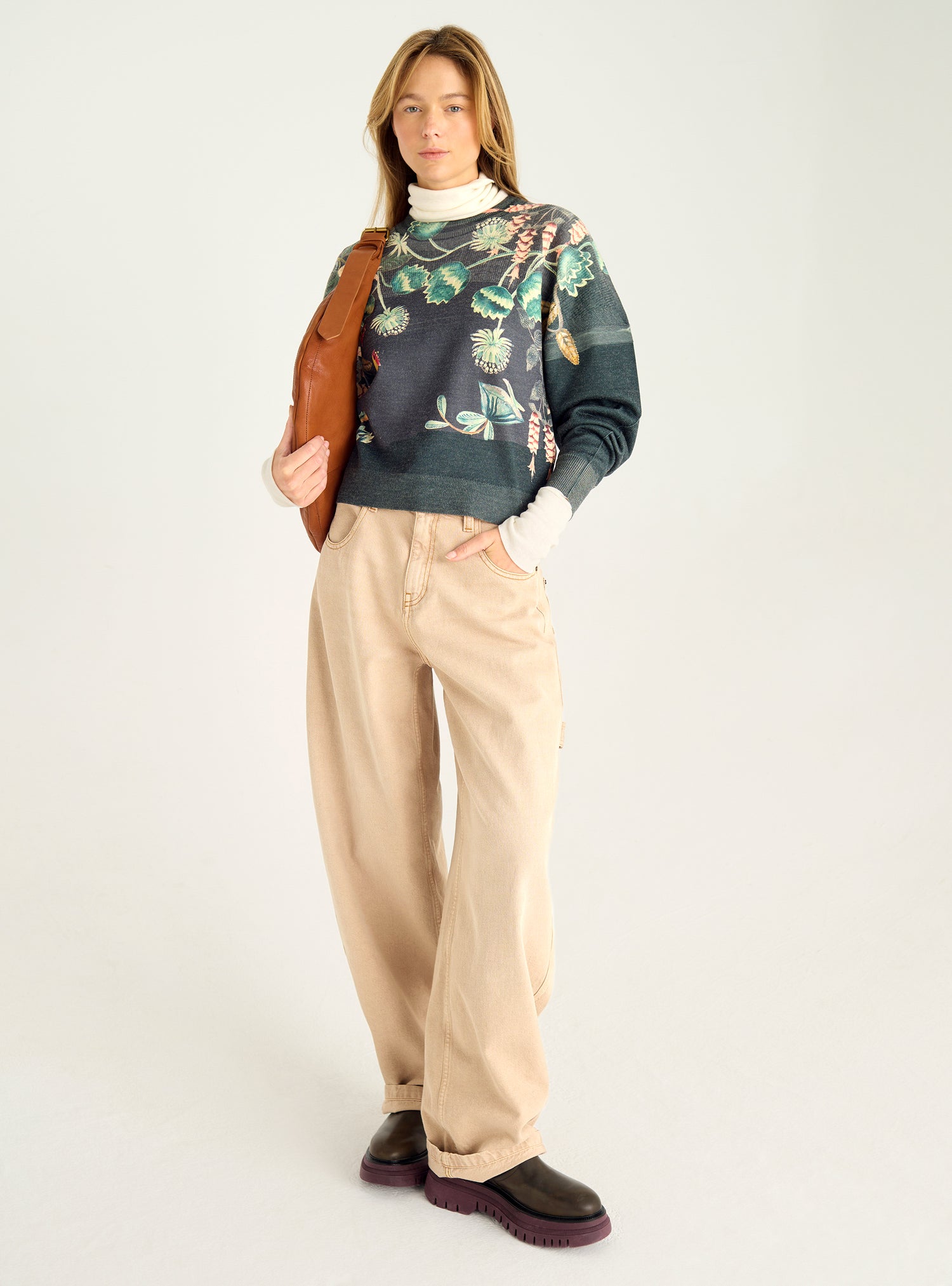 Watercolor sublimated sweater