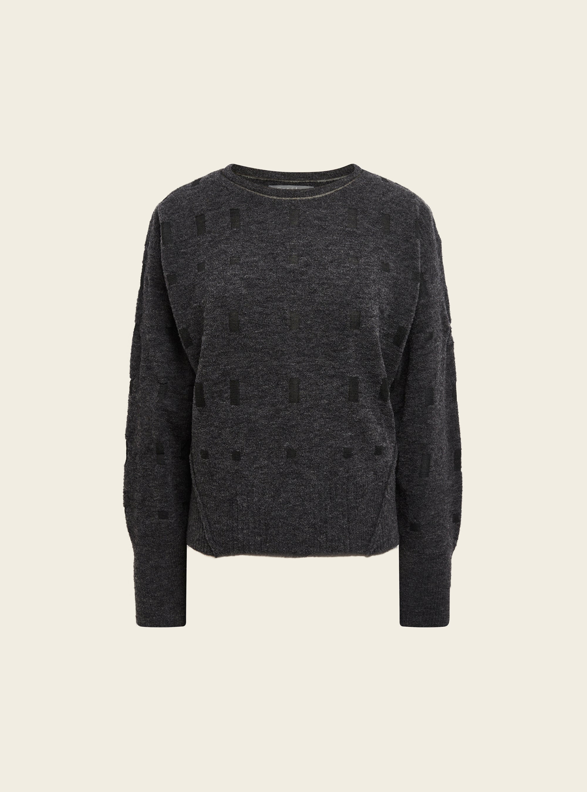 Pull graphique jacquard Cotélac