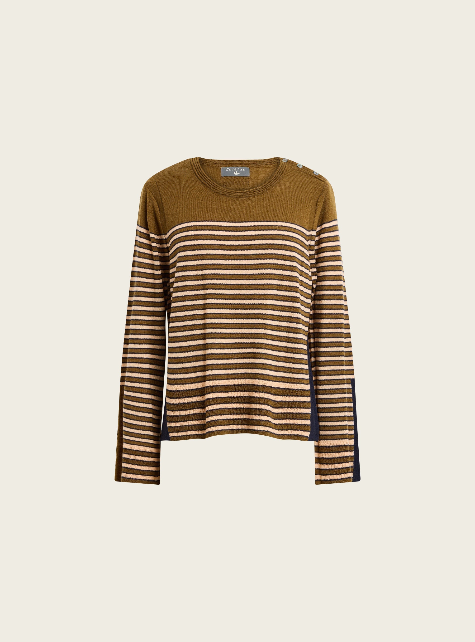 Marinière en laine mérinos Cotélac