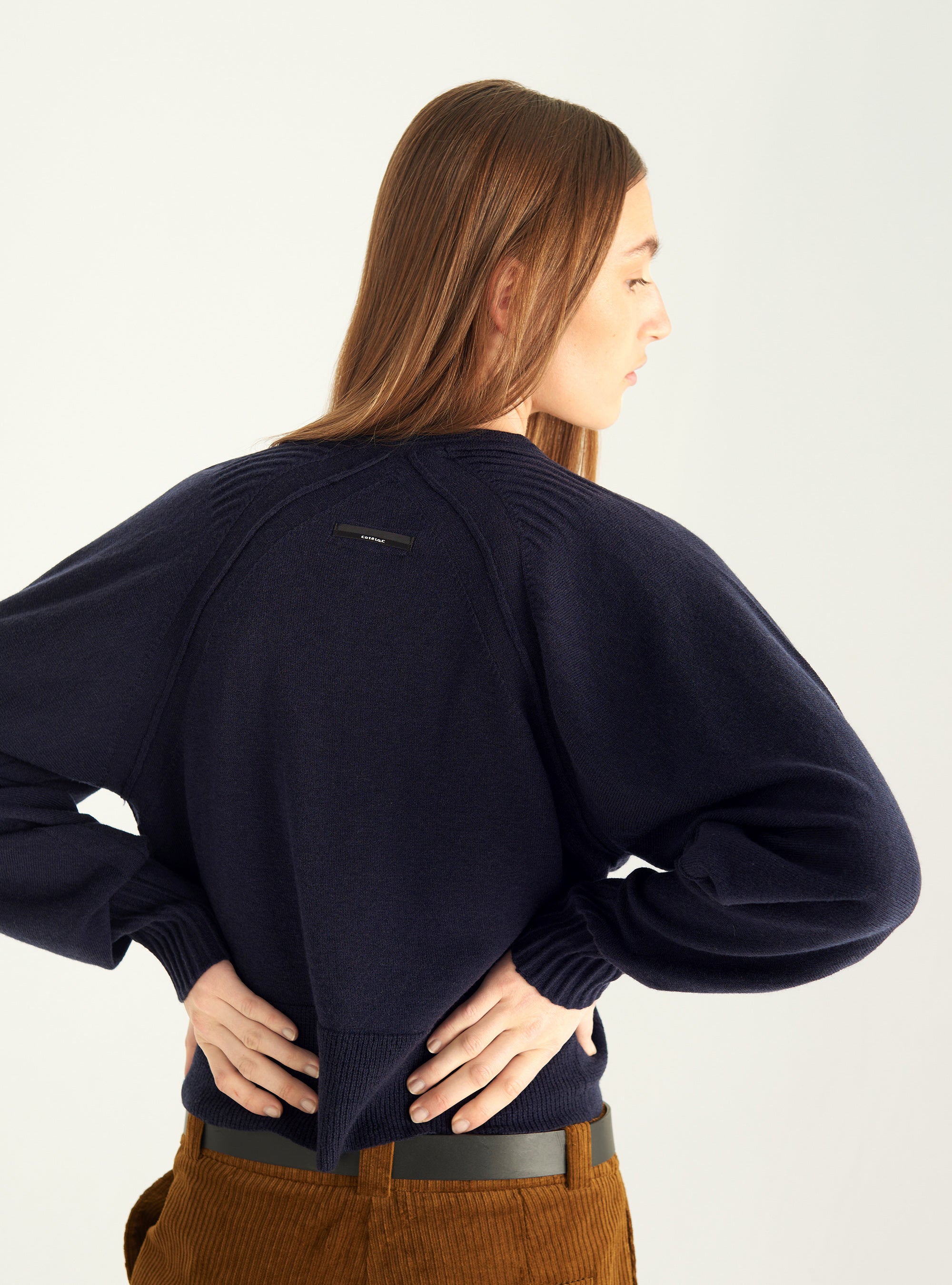 Cardigan en laine mérinos
