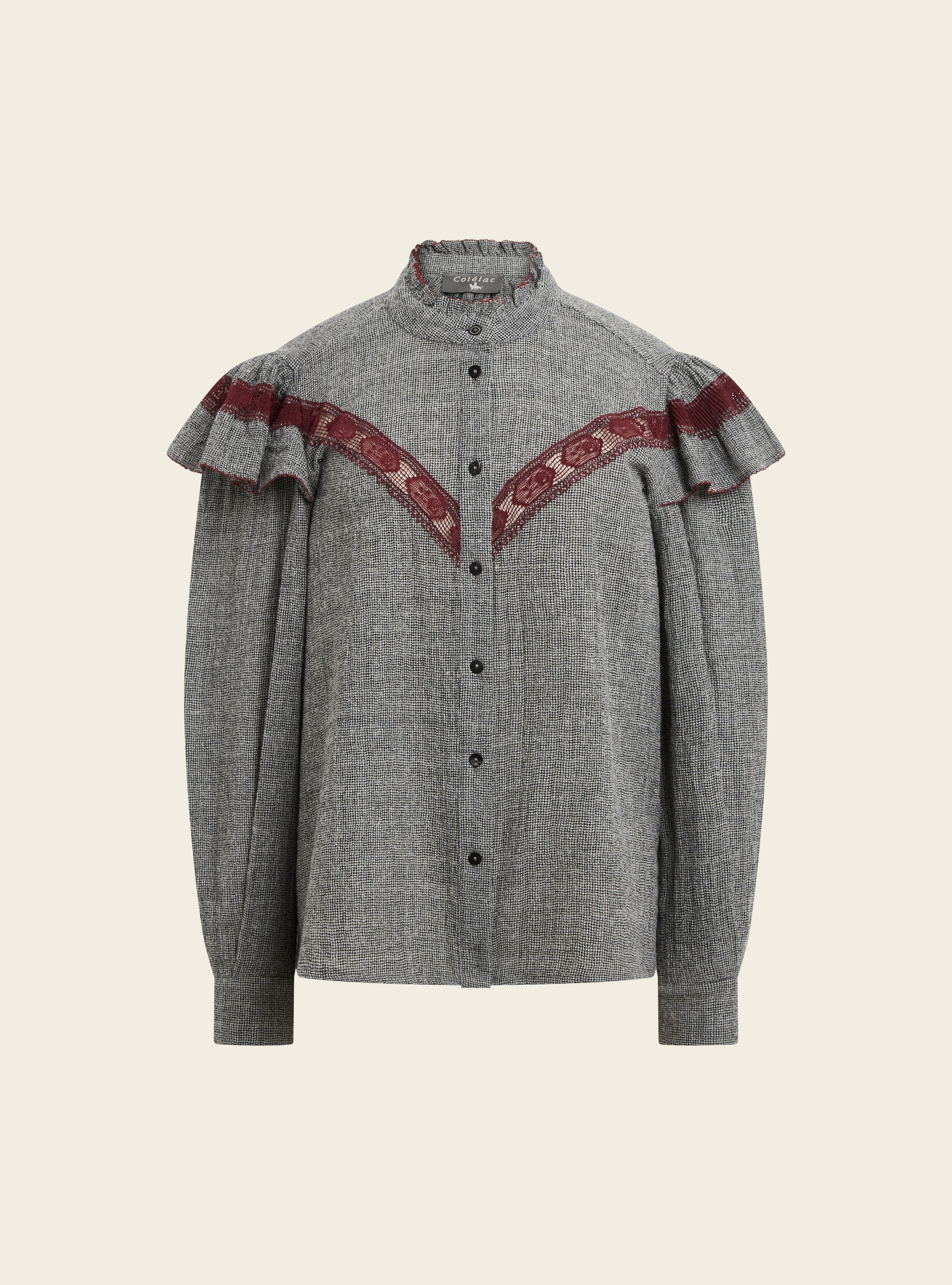 Chemise en laine et coton Cotélac