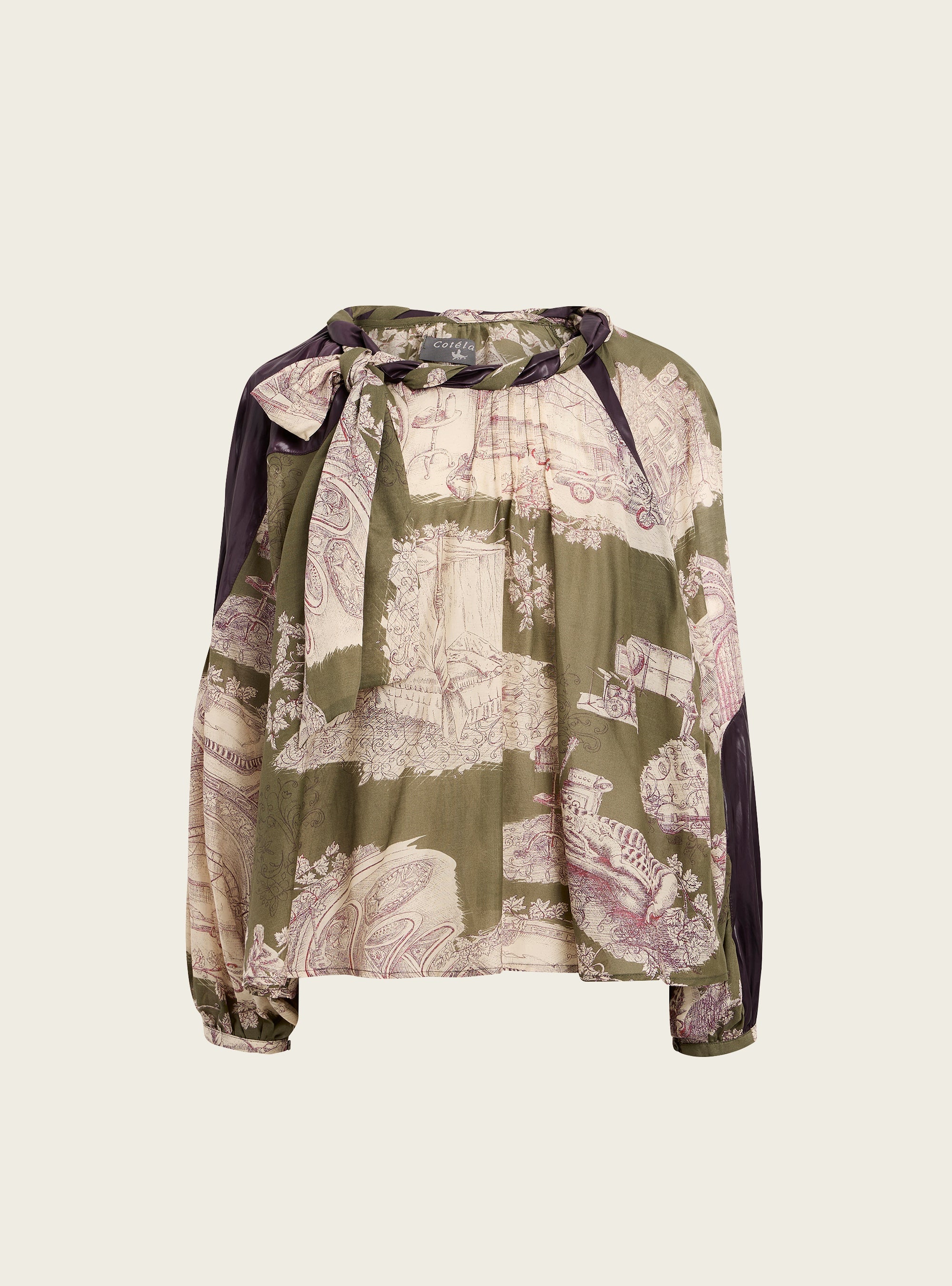 Blouse contrastée Cotélac