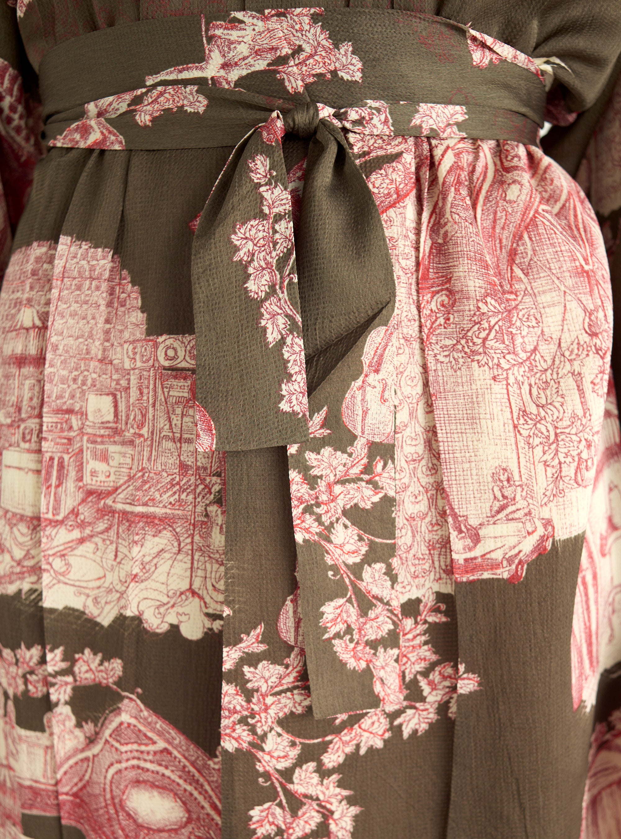 "Heart Strings" printed dress