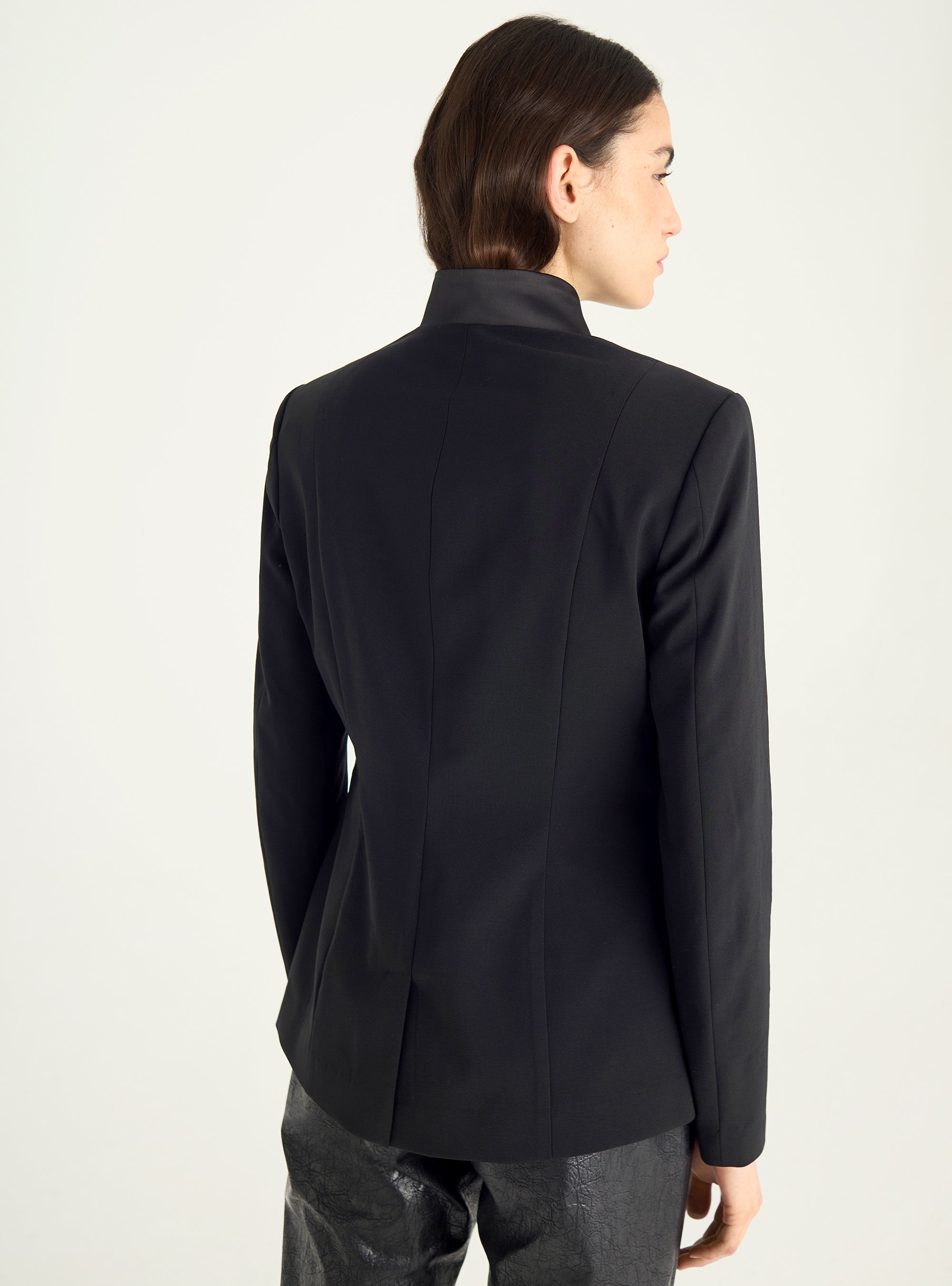 Wool and cotton jacket