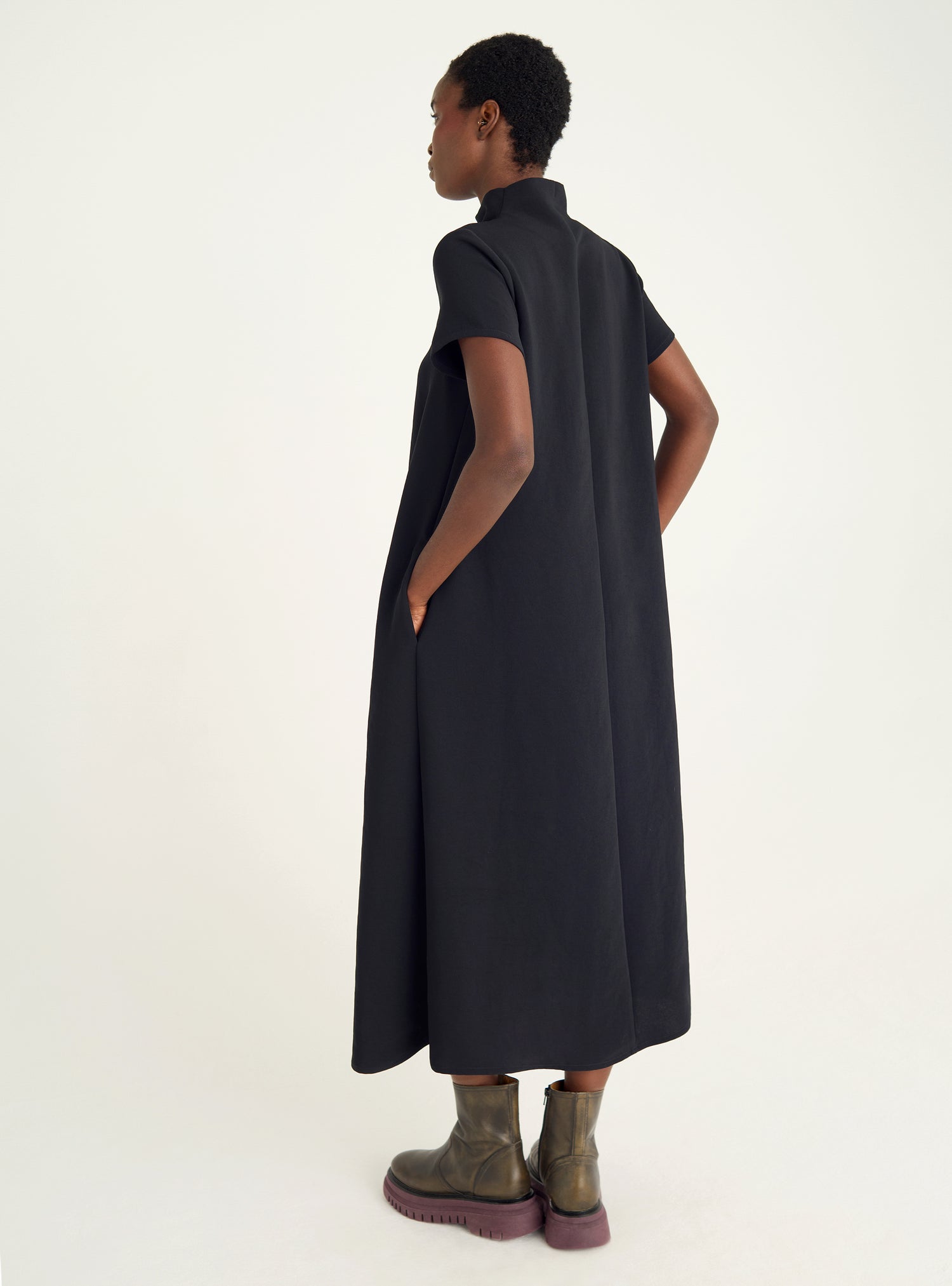 Robe longue structurée