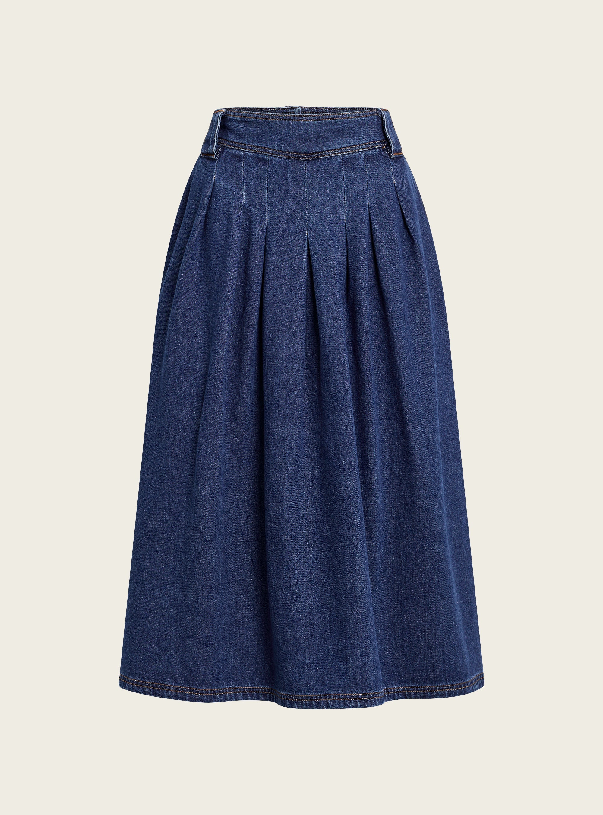 Jupe en denim brut Cotélac