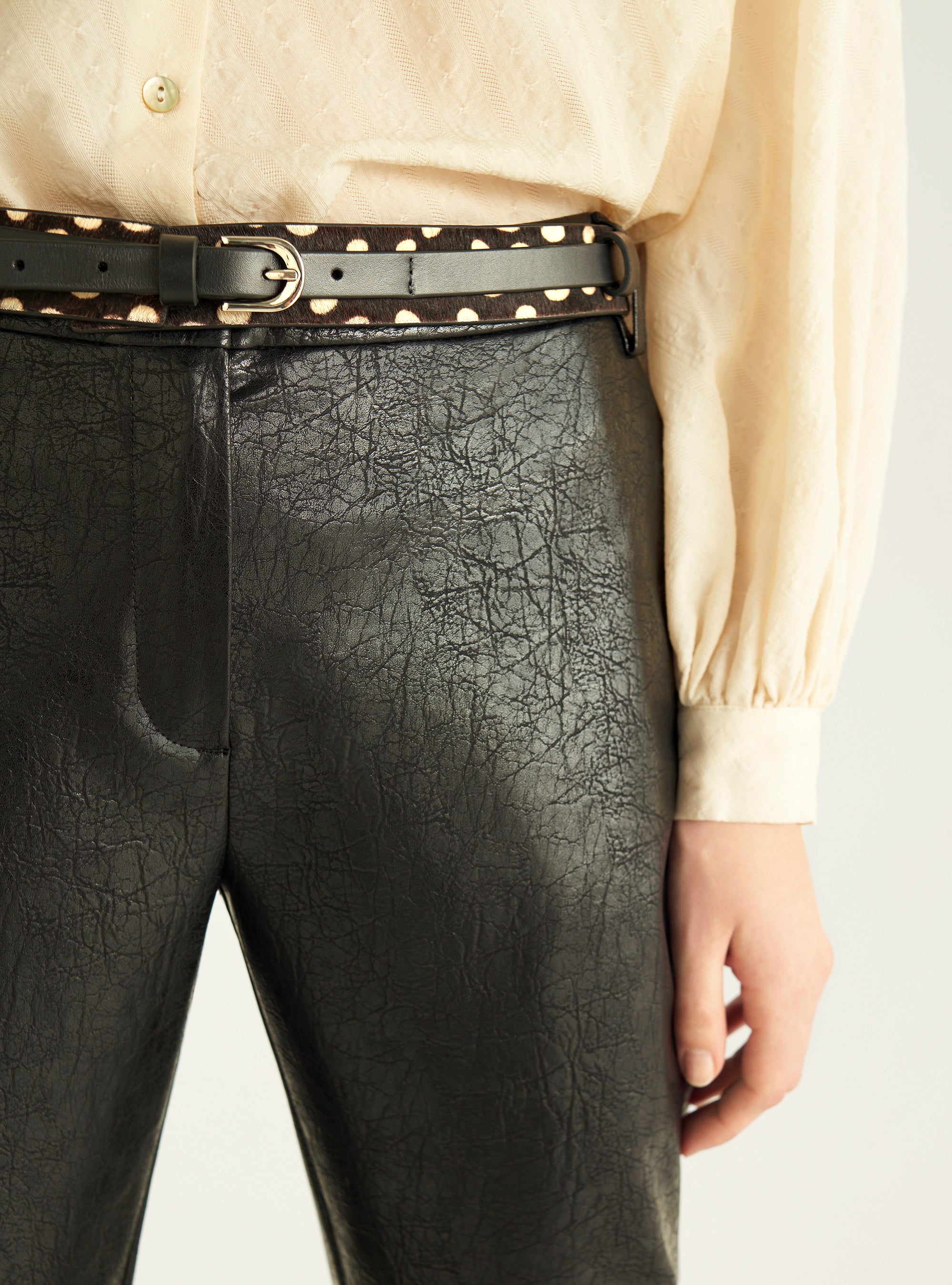 Ceinture bi-matière trompe-l&