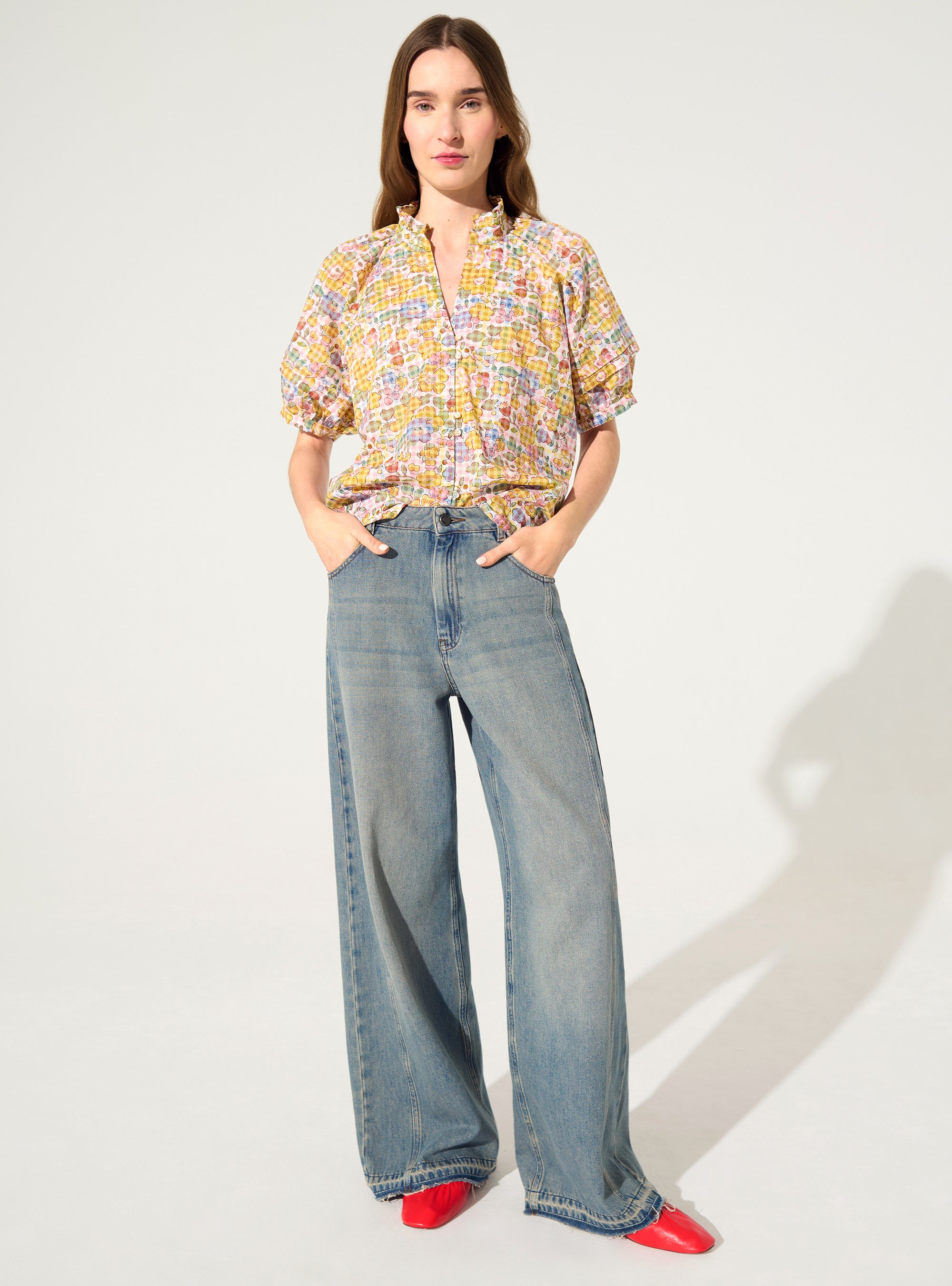 Straight blouse Made With Liberty Fabrics