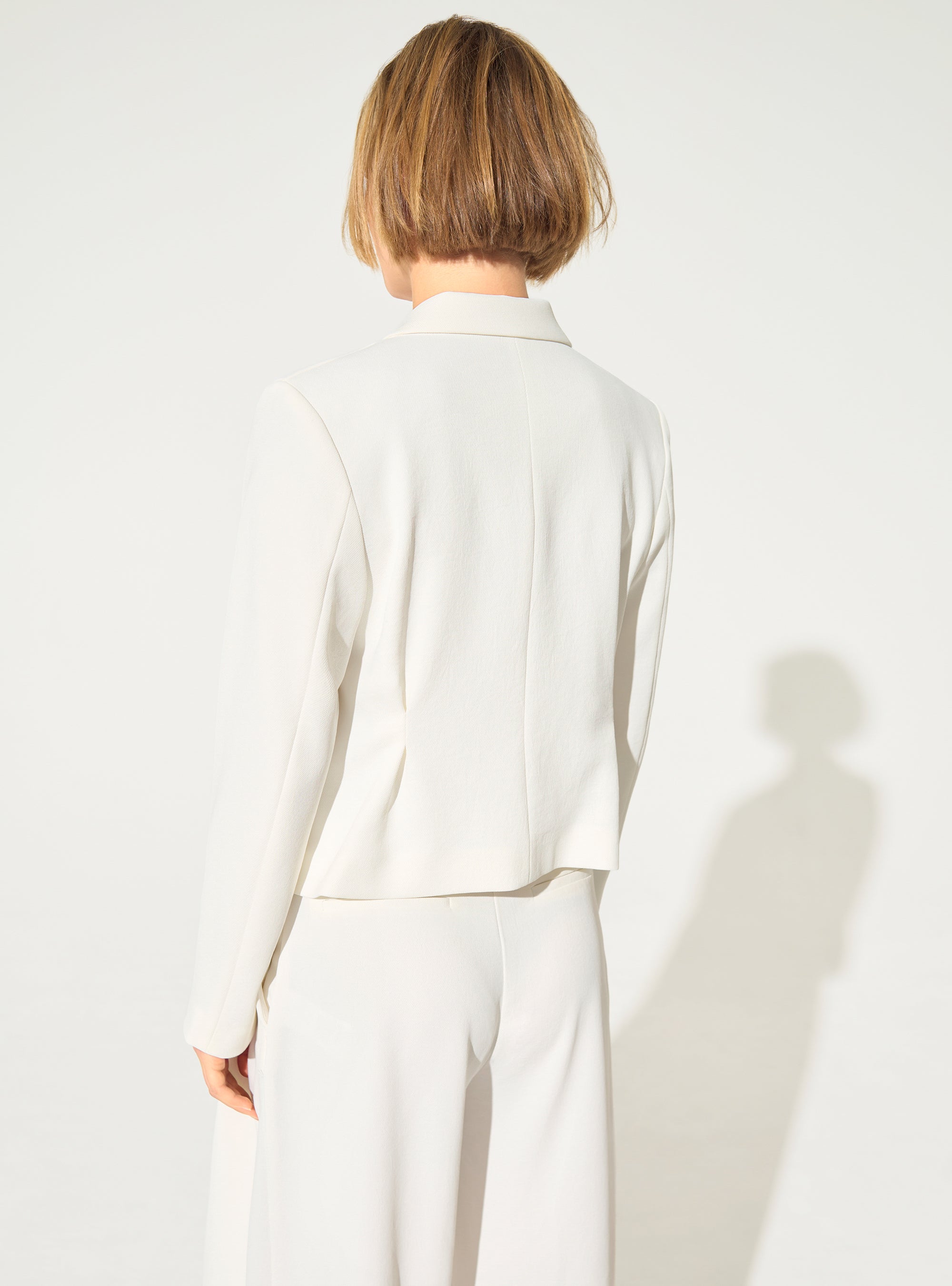 Straight white jacket