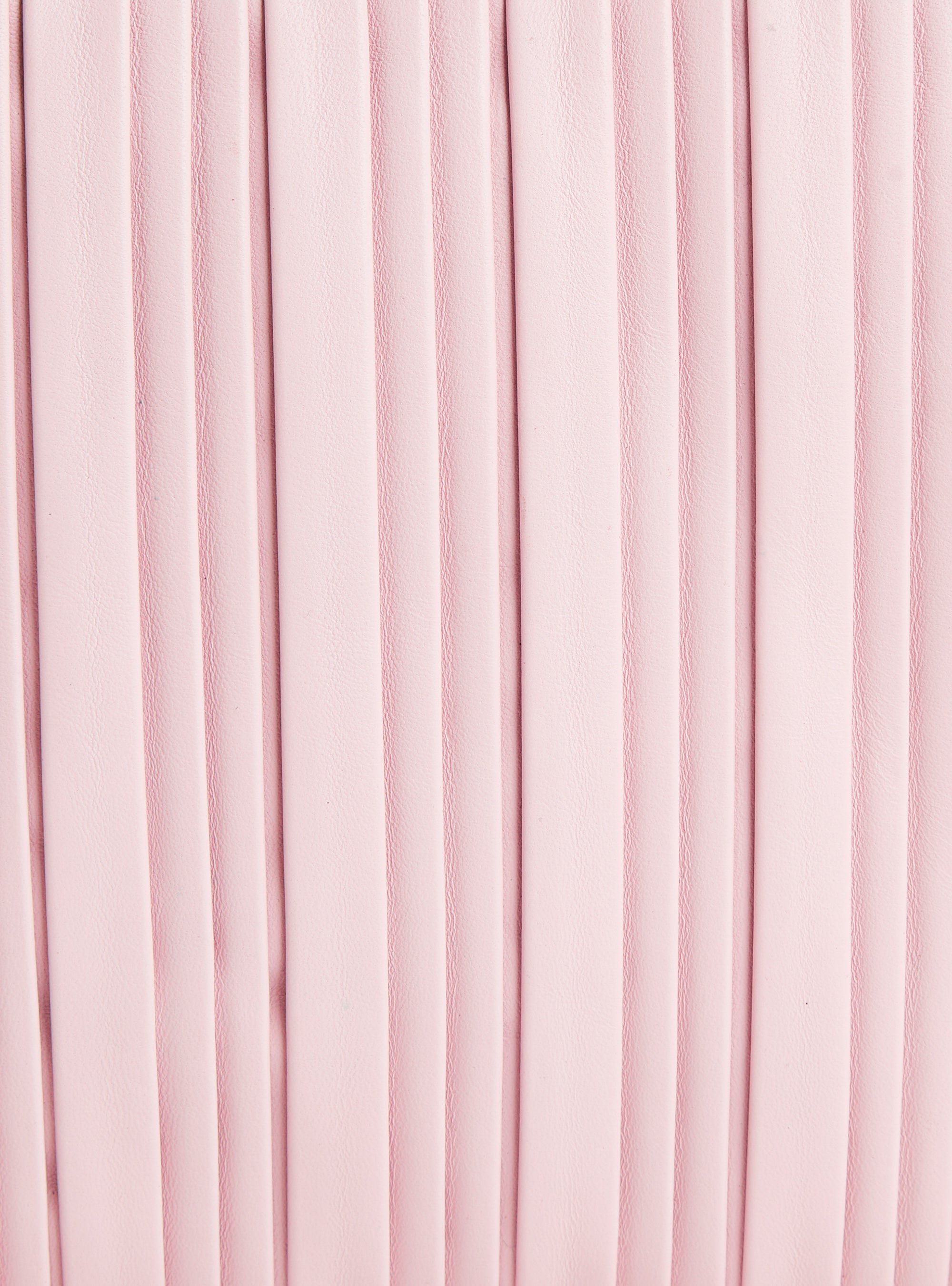 Sac plissé en cuir parme