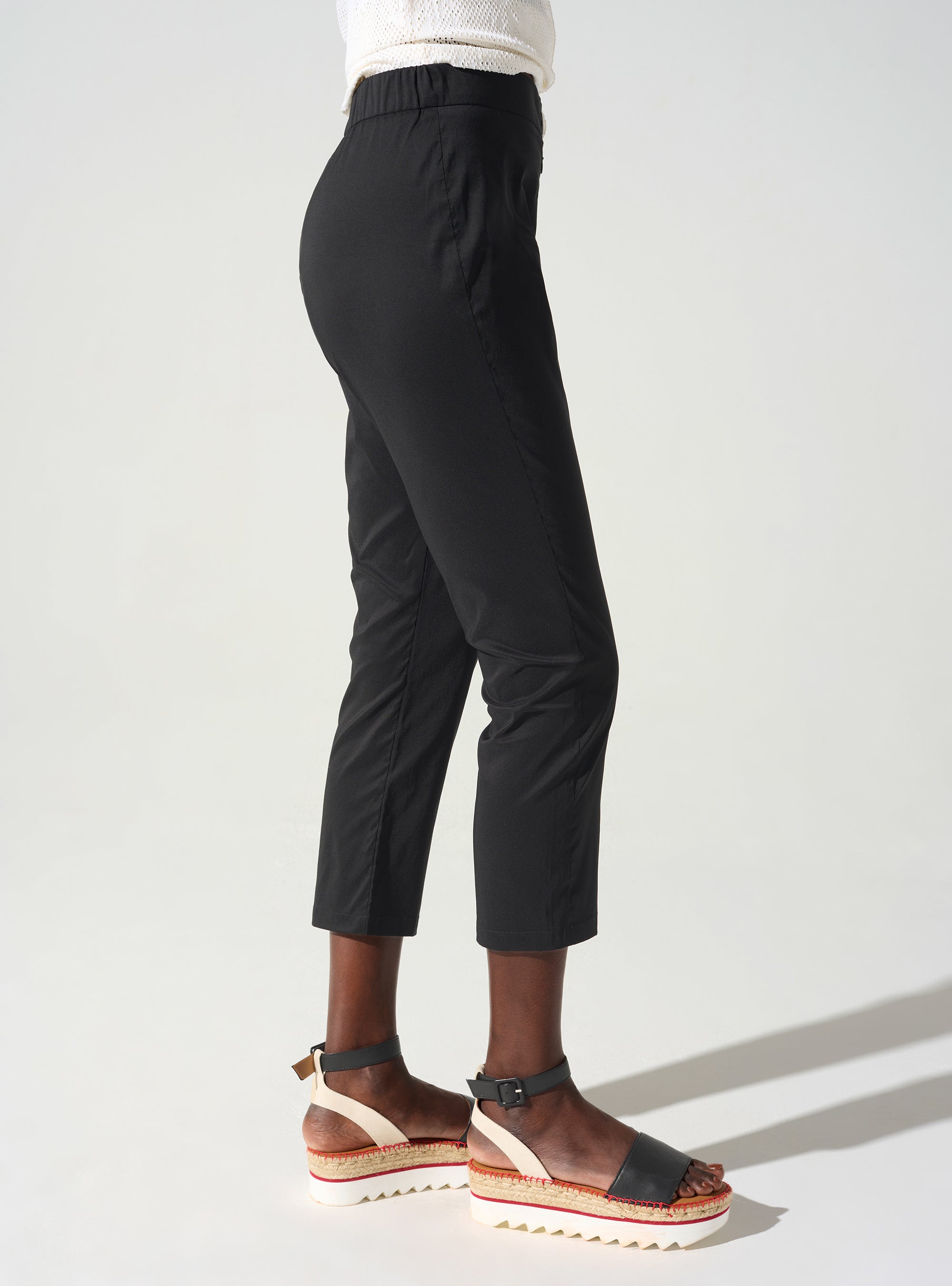 Pantacourt capri noir