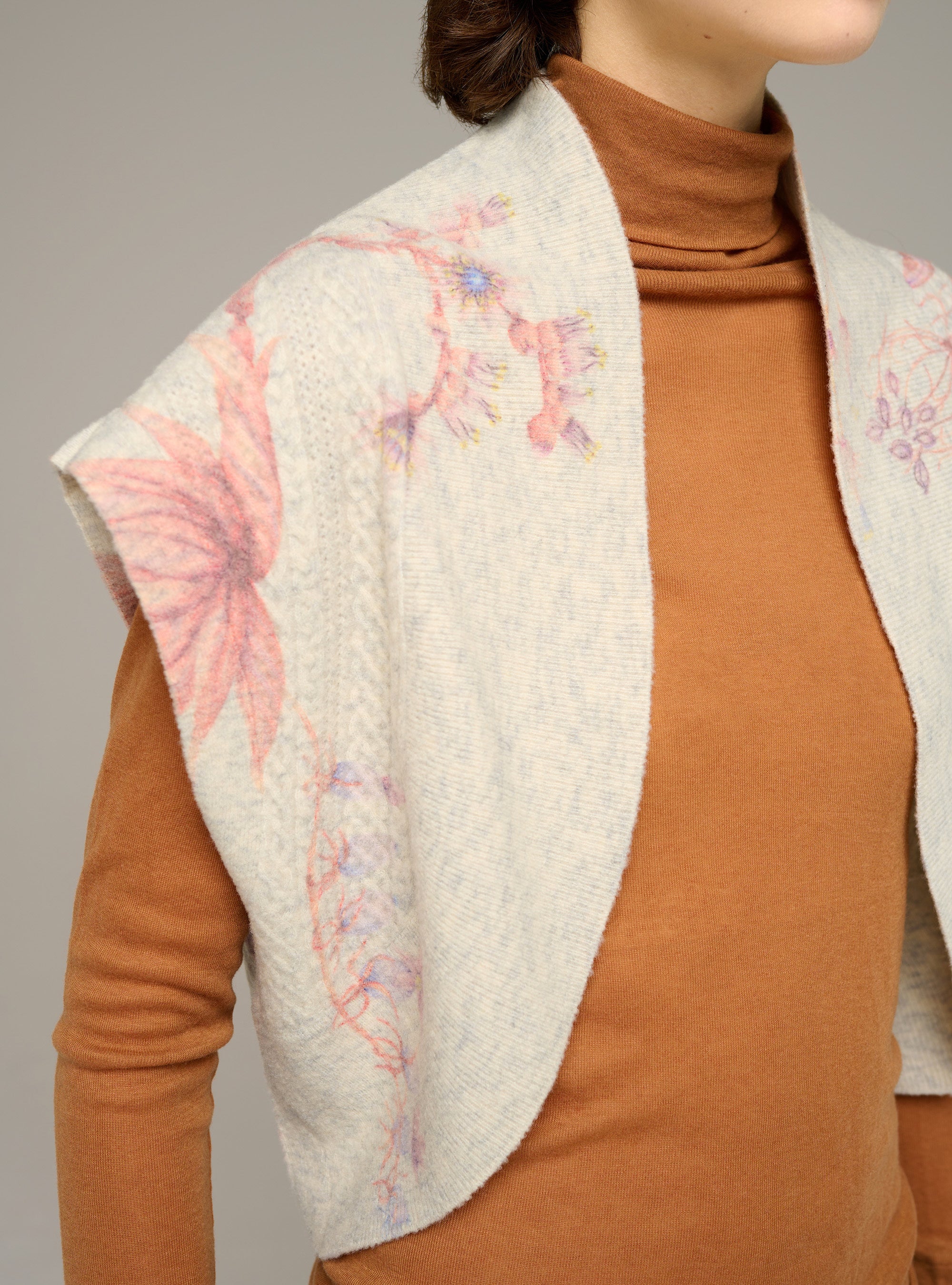 Gilet sans manches imprimé