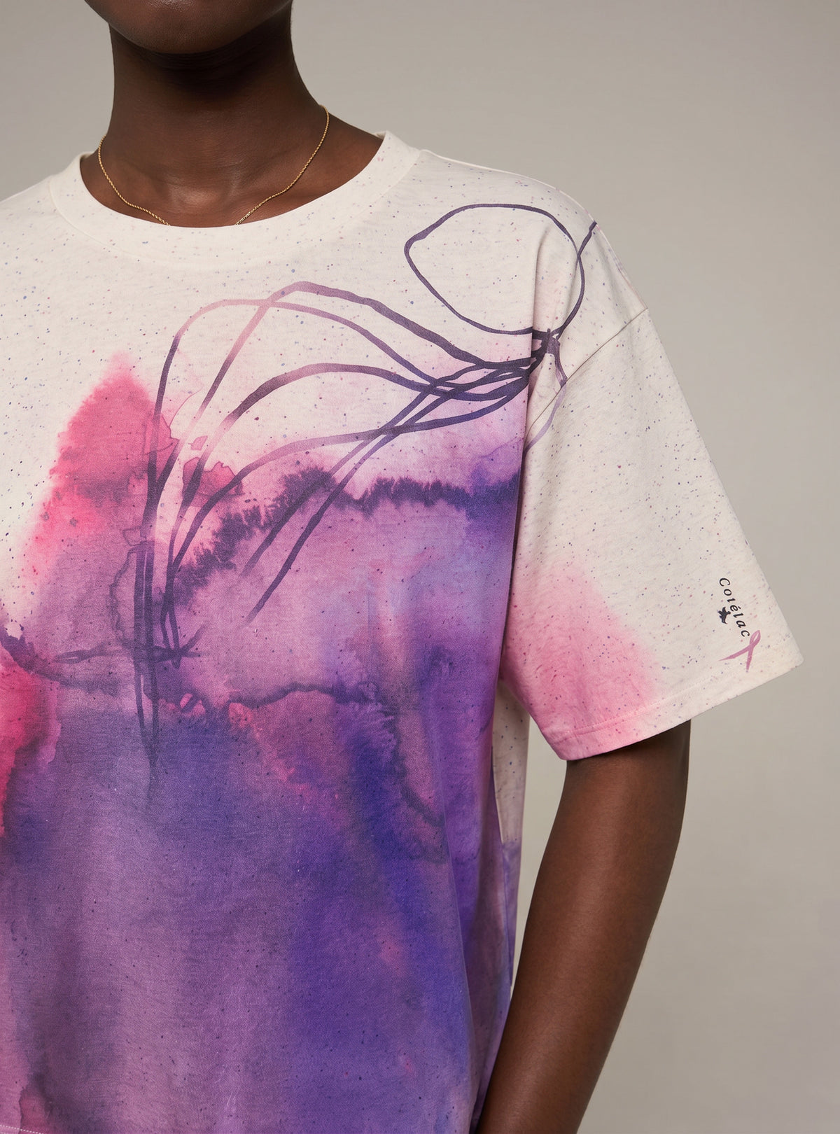 Tee-shirt octobre rose x association HOPE