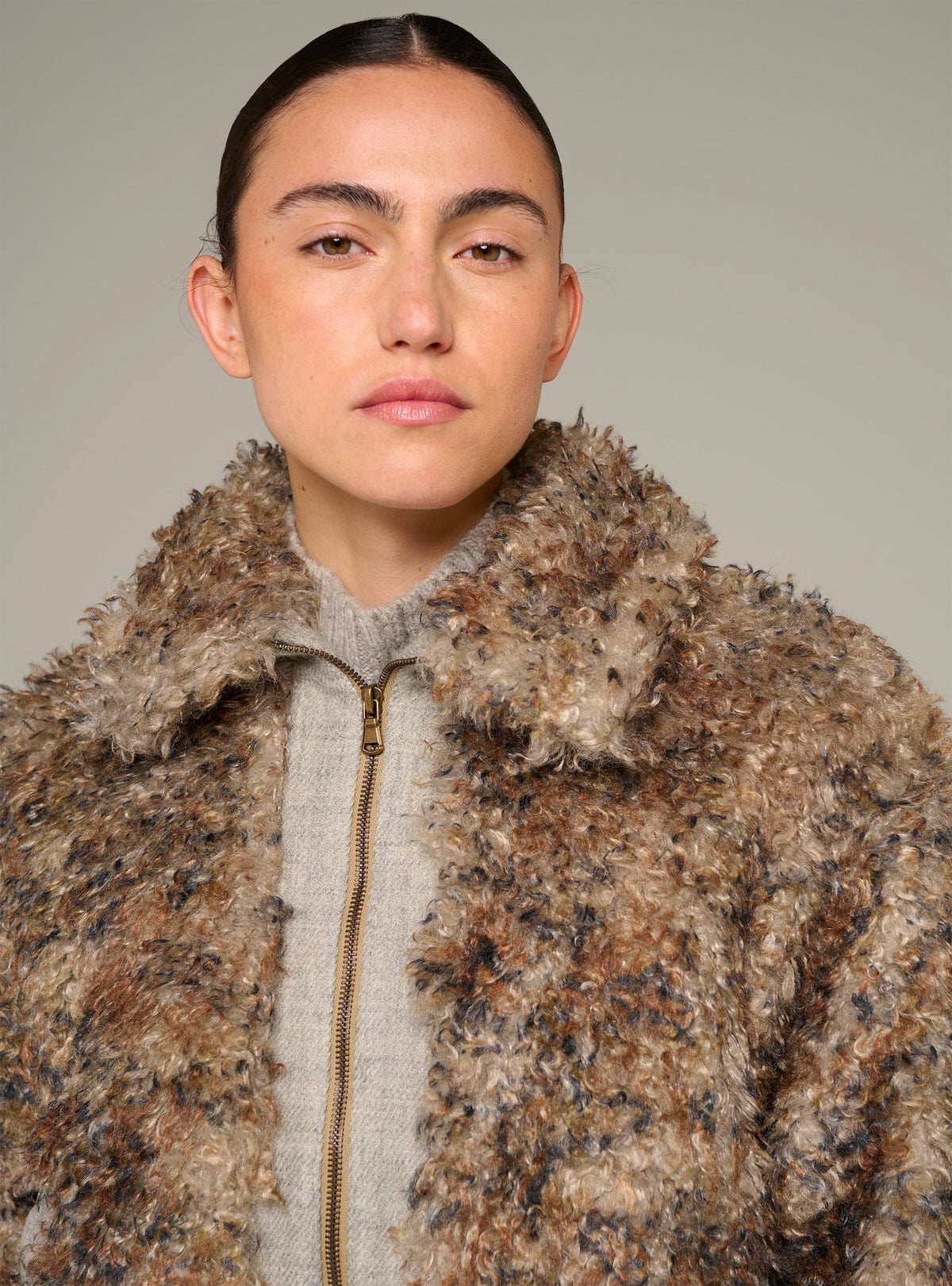 Cotélac blouson oversize manches longues imprimé